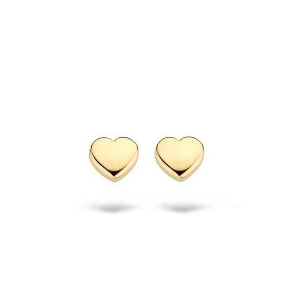 Blush Paar Ohrstecker BLUSH Ohrstecker "Herz" 14 Karat Gelbgold 7245YGO