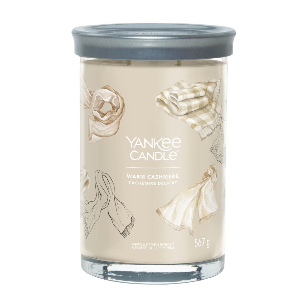 Yankee Candle Duftkerze Warm Cashmere Signatur Becher groß 567 g