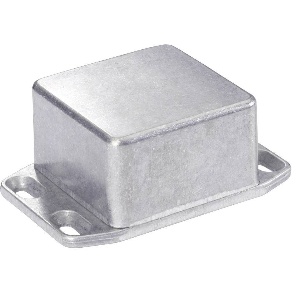 Hammond Electronics Montagedose Alu-Druckguss-Gehäuse mit Flansch 1590LBFL, (mit Befestigungsflansch)