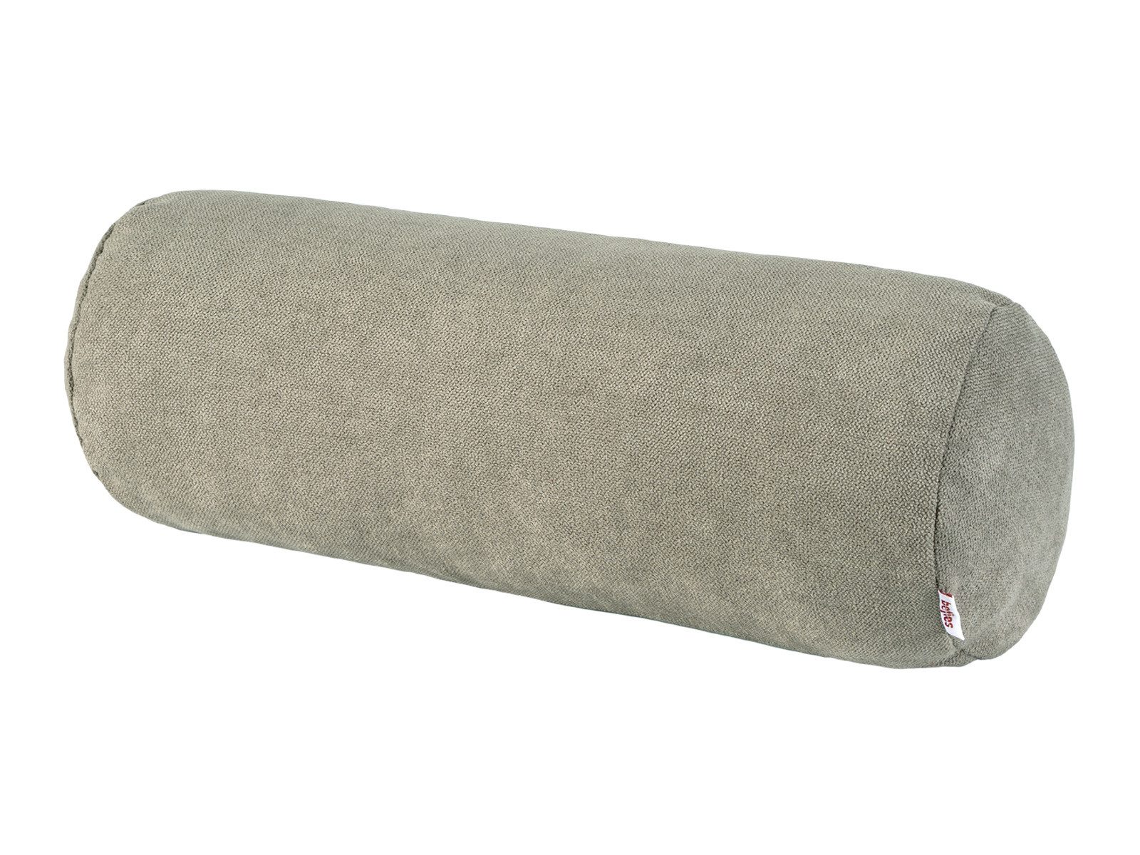 beties Nackenrollenbezug FarbTon, (1 Stück), Chenille-Haptik in Raumausstatter Qualität ca. 15x40 cm greig-taupe