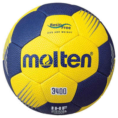 Molten Handball Handball HF3400-YN, Hochwertiger Ball für harzfreies Training