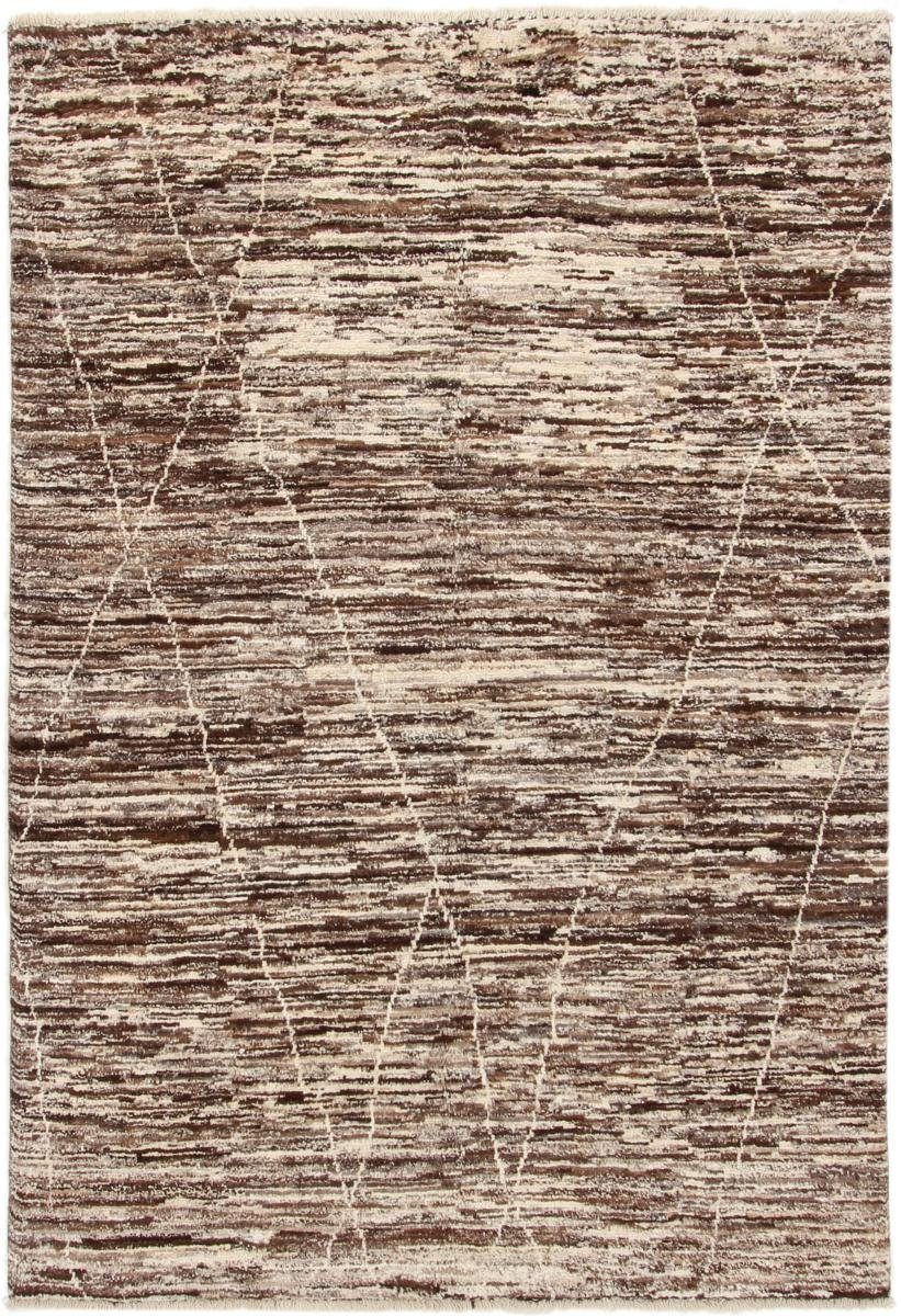 Orientteppich Berber Maroccan 162x230 Handgeknüpfter Moderner Orientteppich, Nain Trading, rechteckig, Höhe: 20 mm