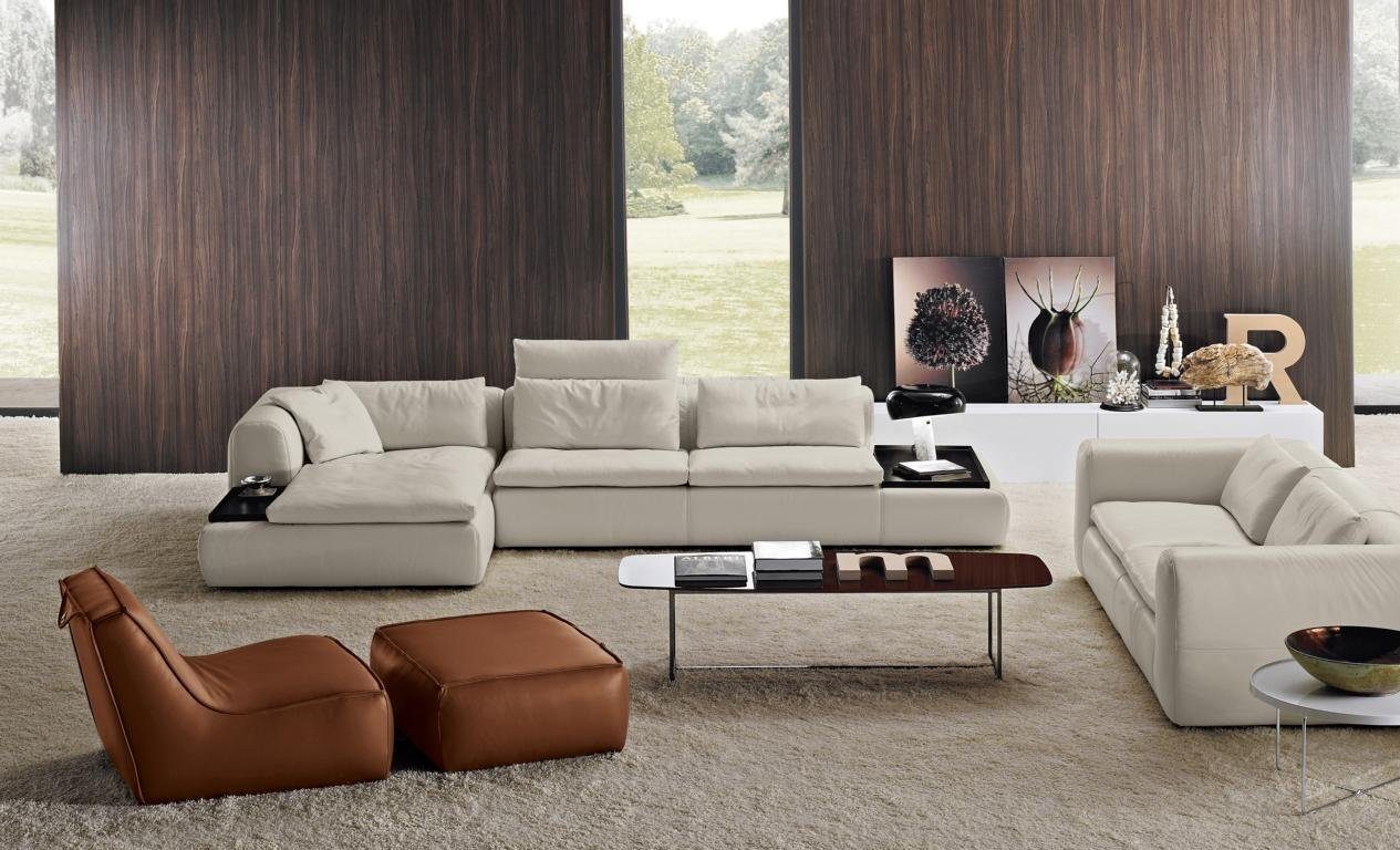 JVmoebel Ecksofa Design Sofa L Form Polster Couch Wohnzimmer Ecksofa Leder Möbel