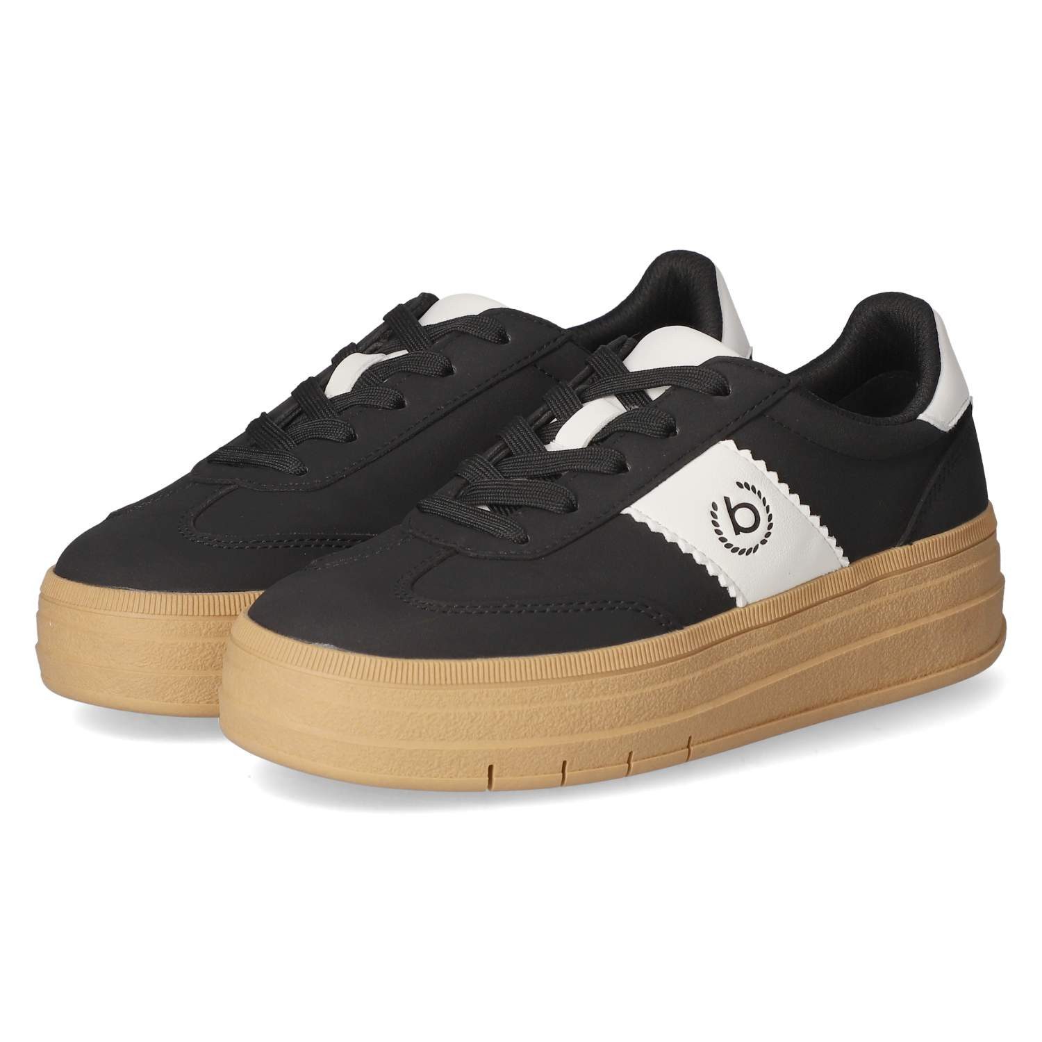 bugatti Bugatti 435ATB015550-1020 SP Damen Synthetik schwarz Schnürschuh günstig online kaufen