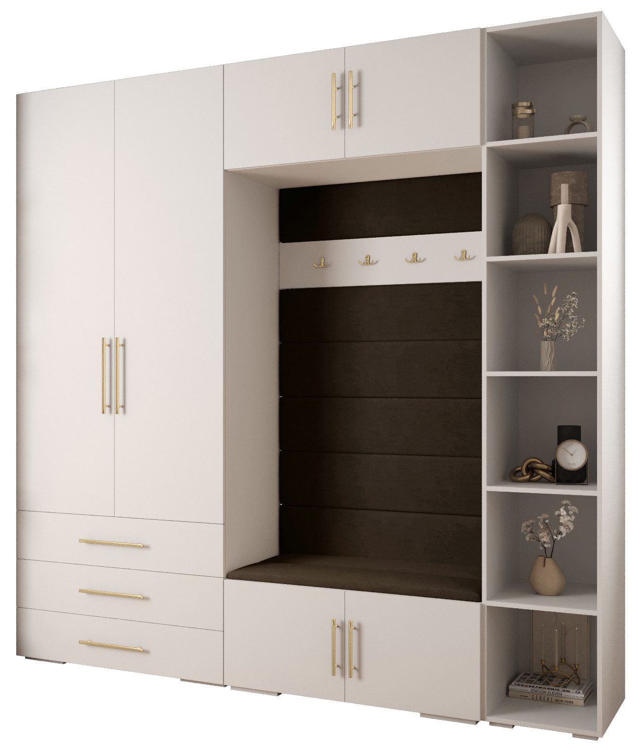 ABIKS MÖBEL Kompaktgarderobe INOVA 3 SATZ günstig online kaufen