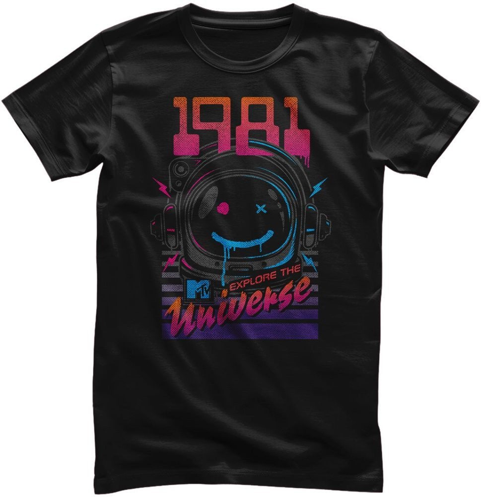 MTV T-Shirt 1981 Explore The Universe T-Shirt