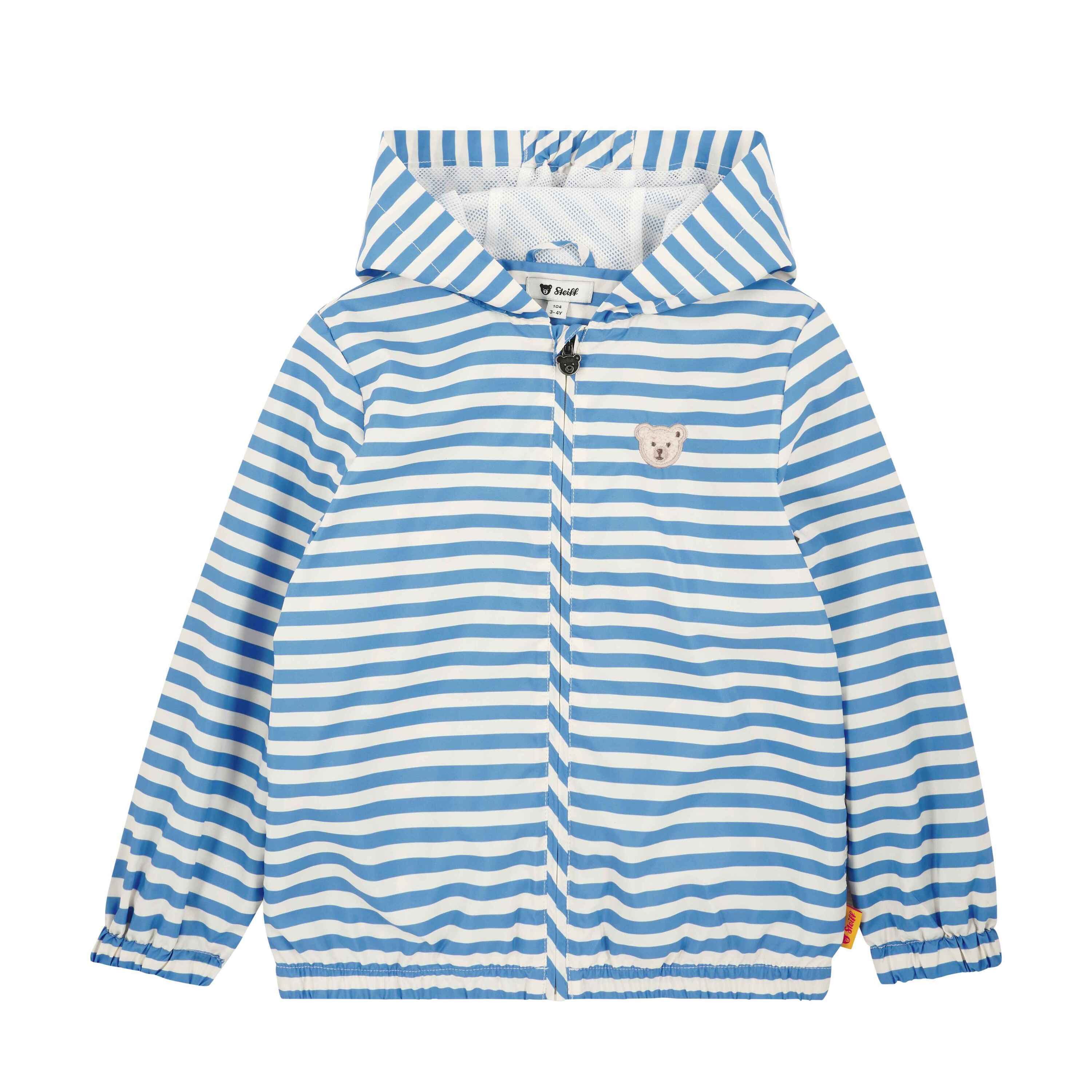 Steiff Outdoorjacke Jacke Leo Club, Softbund, Reflektor, gefüttert