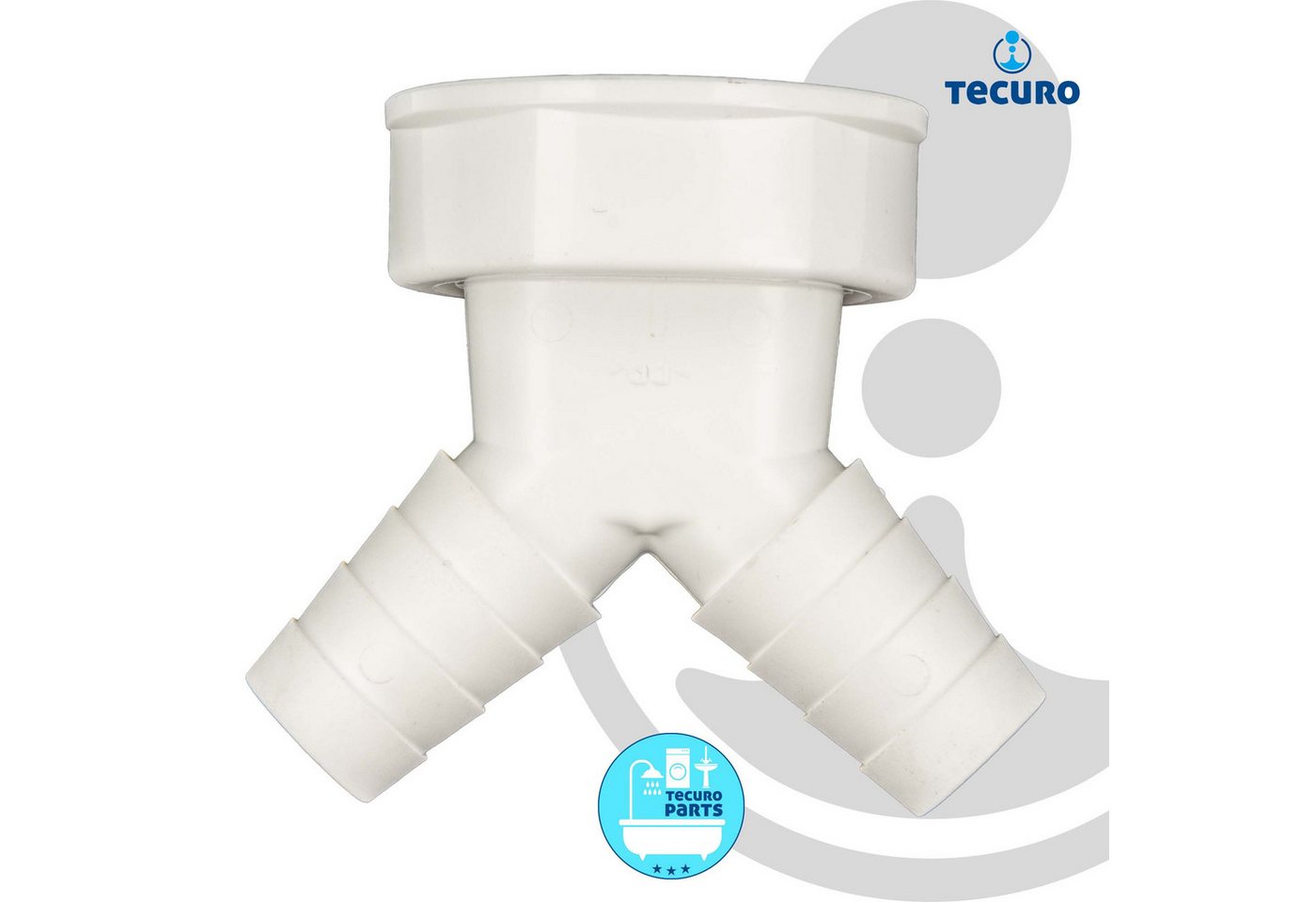 Thumbnail - tecuro Siphon Geruchsverschluss Greta 2899, mit einem WS-Anschluss, 1 1/2 Zoll DN 40