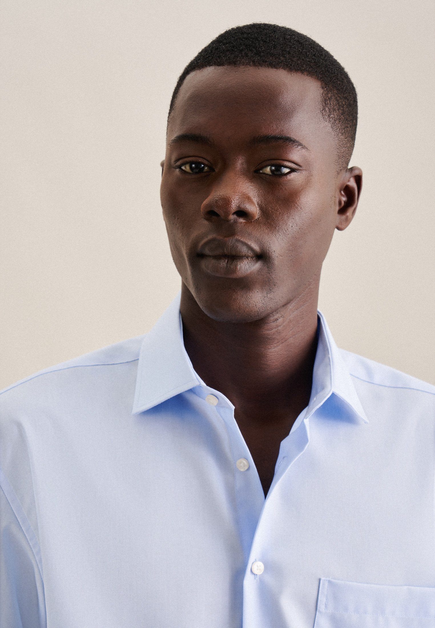 seidensticker Businesshemd Schwarze Rose Comfort 1/1 Kentkragen Uni