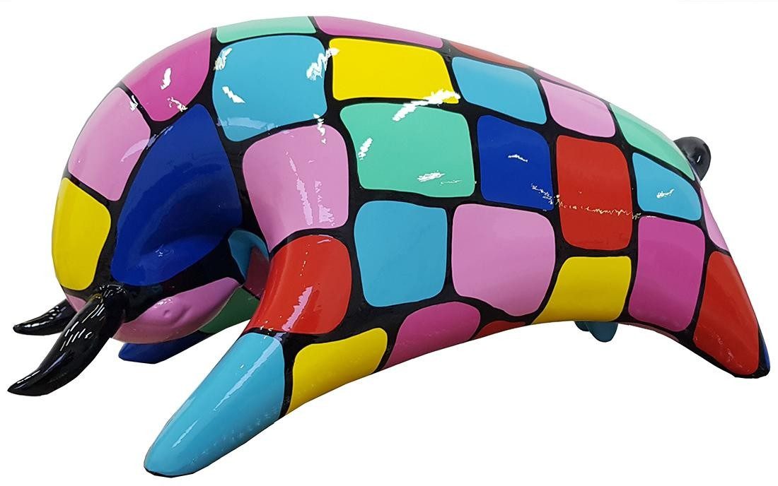 JVmoebel Dekofigur Abstrakte Skulptur aus Polyresin für Haus und Garten, Made in Europa