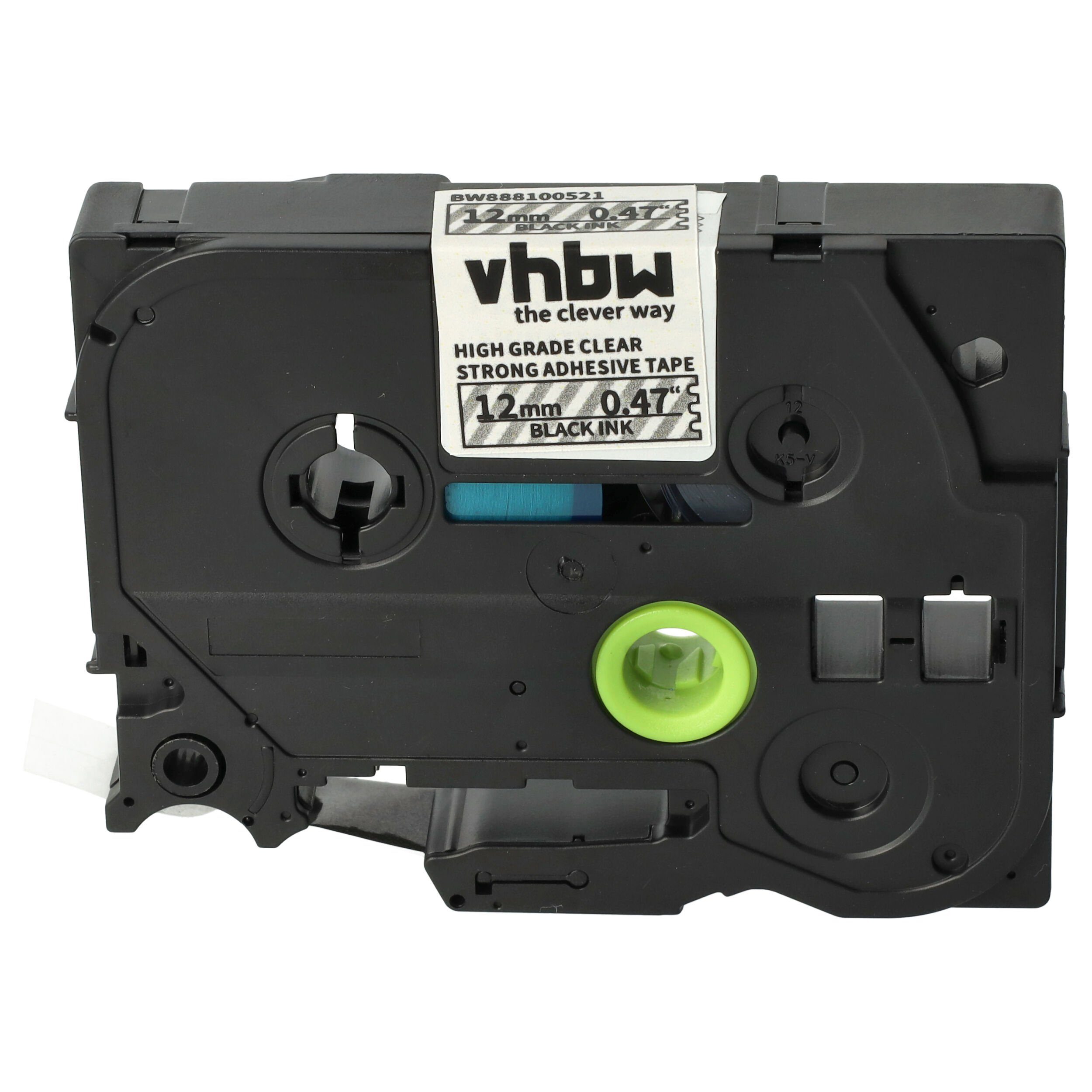 vhbw Beschriftungsband passend für Brother PT 9700PC, E500, 9800PCN, E300, E550W, E100