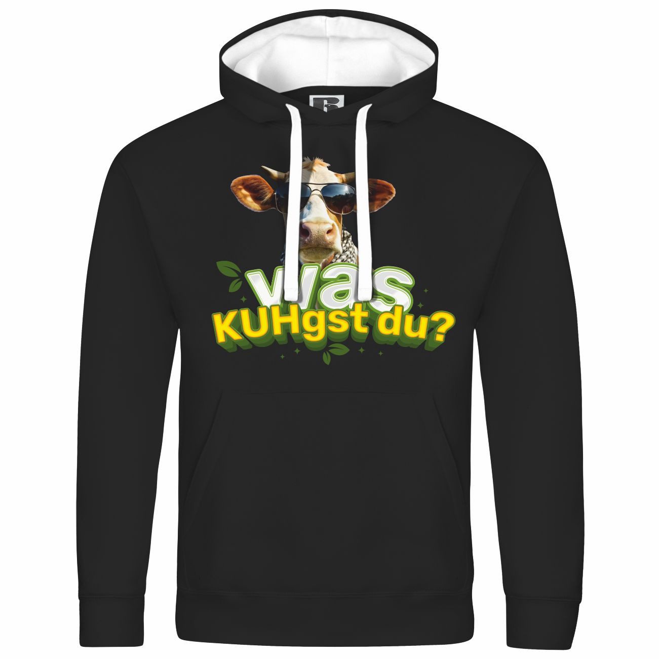 Kapuzenpullover Herren Kapuzenpullover Was KUHgst du