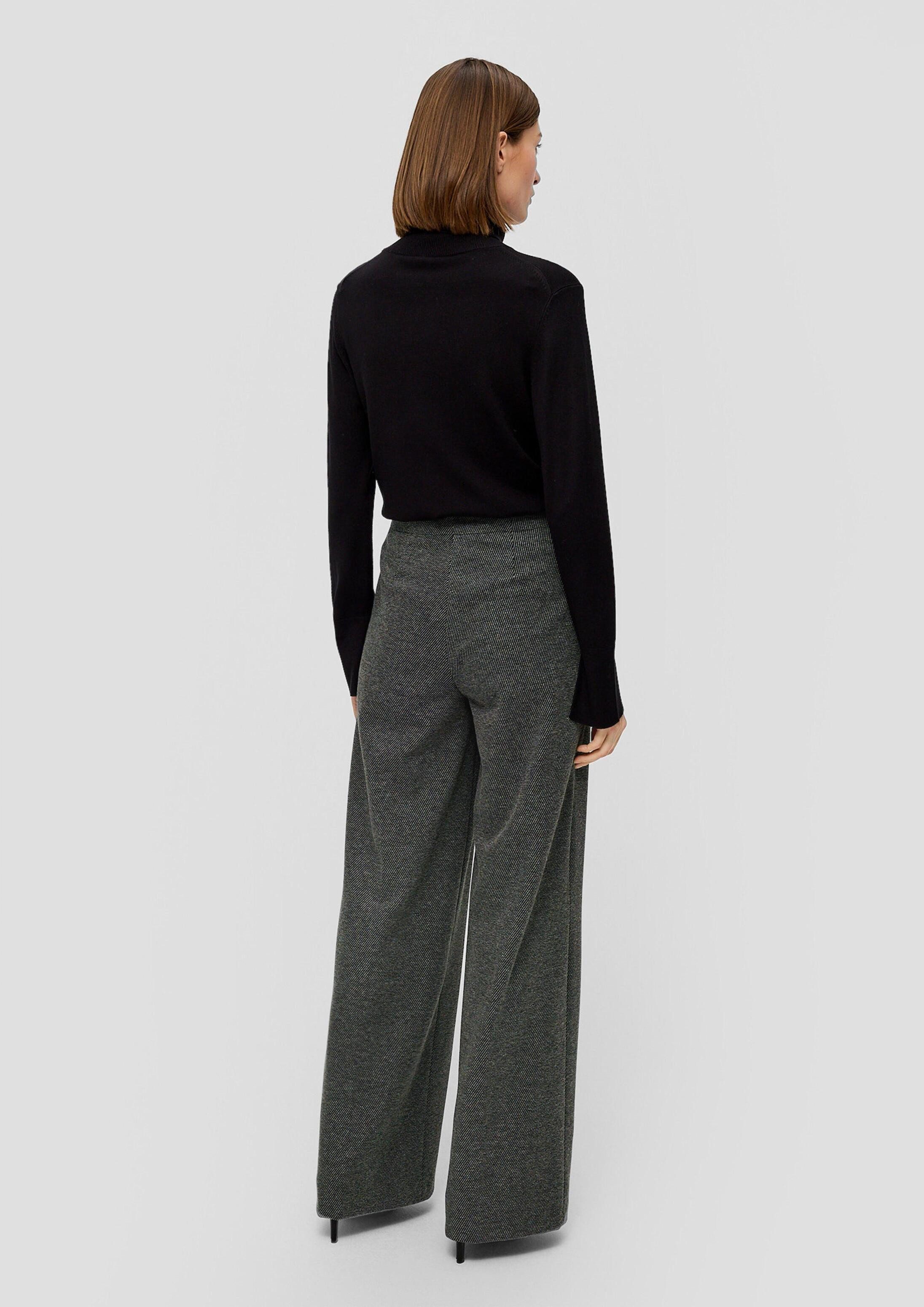 s.Oliver Chinos Hose Hose mit Wide Leg
