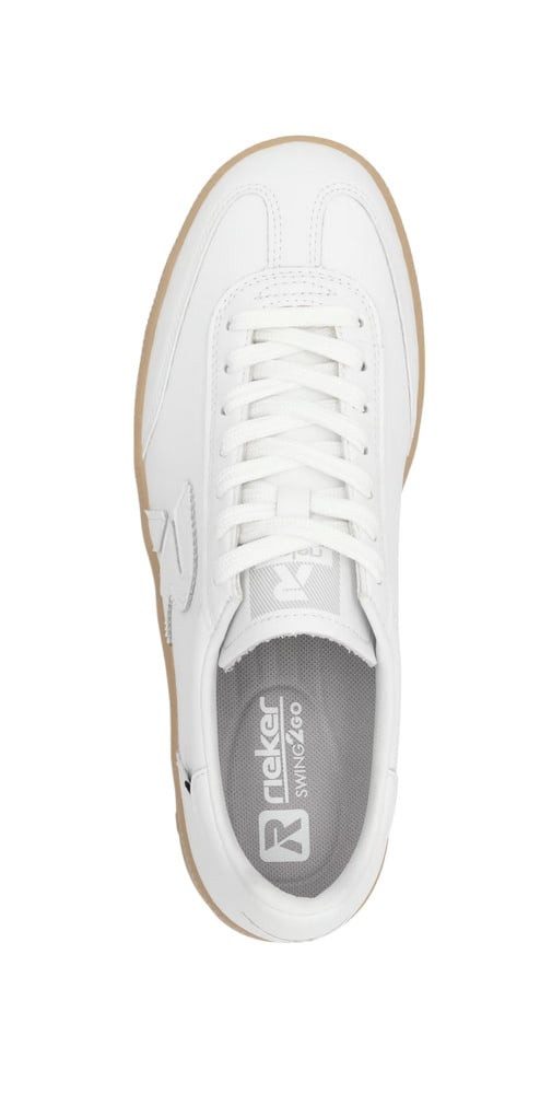 Rieker San Diego (Glattleder) weiss Damen Sneaker – Bild 4 von 5