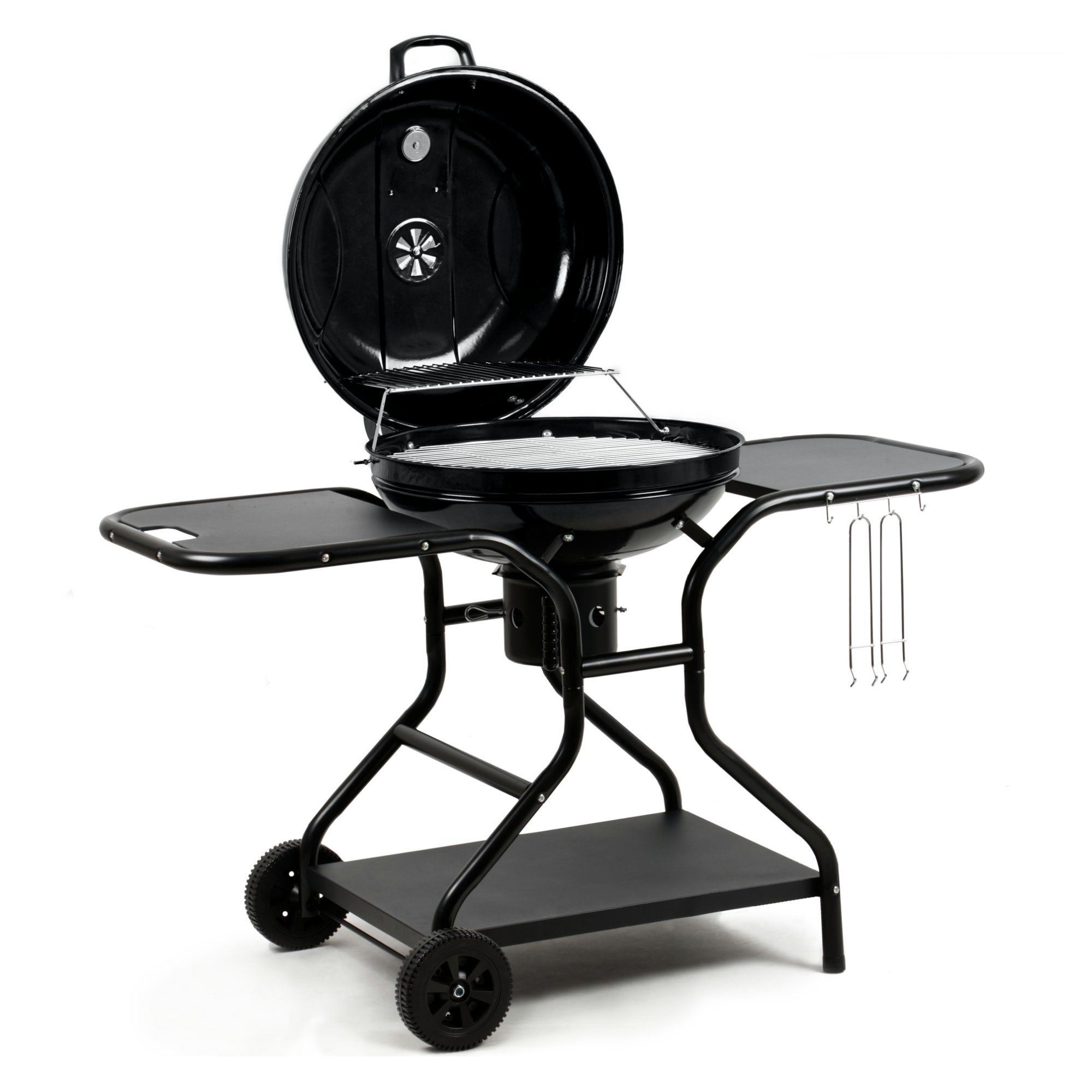 BBQ-Toro Holzkohlegrill Kugelgrill Ø 57 cm, Grillfläche Ø 54,5 cm, BBQ Kugelgrill Holzkohle, Kugelgrill, Kugelgrill