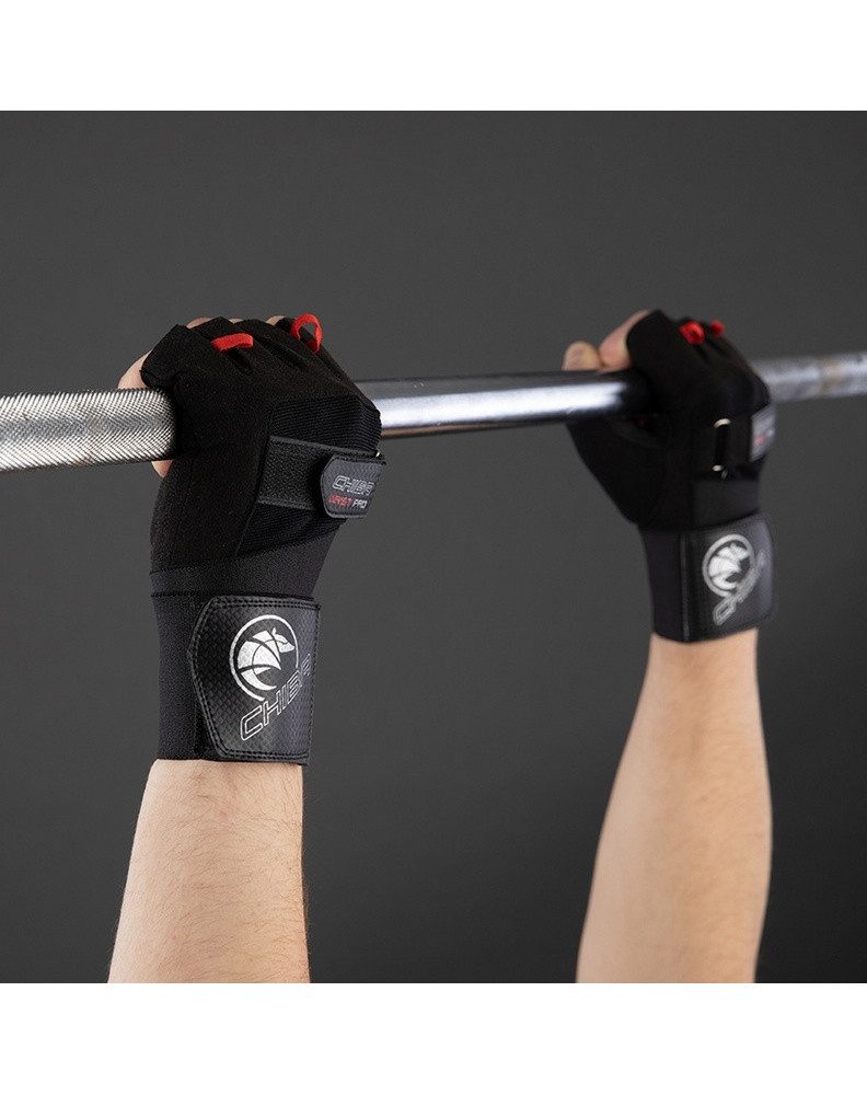 Chiba Trainingshandschuhe Fitness Handschuhe Wristguard Protect schwarz - 1 günstig online kaufen