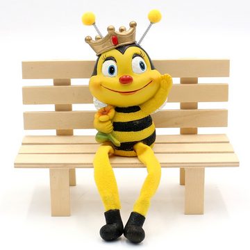 Dekohelden24 Gartenfigur Dekofigur Biene aus Polyresin, verschiedenen Ausführungen