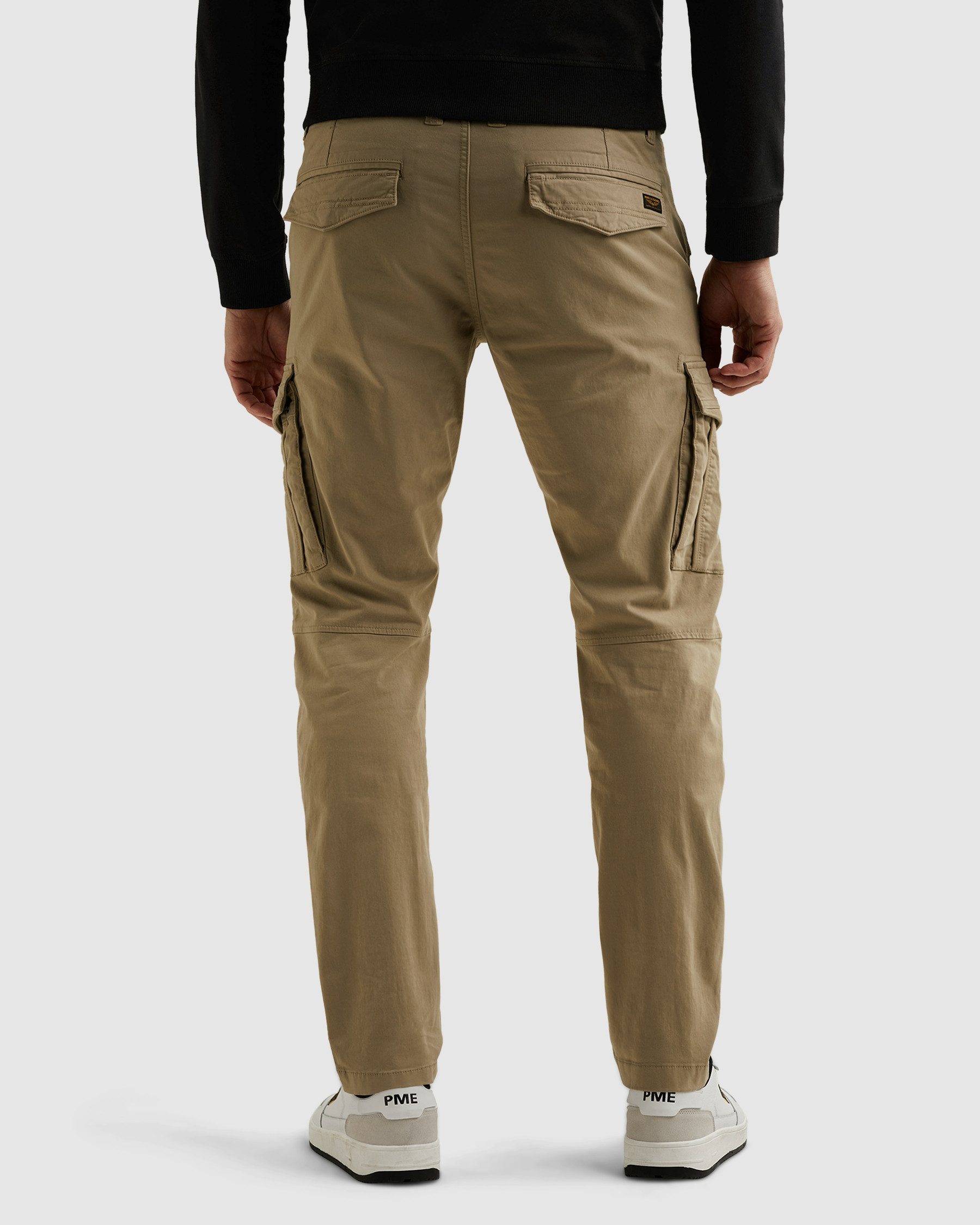 PME LEGEND Cargohose Nordrop Stretch Twill mit Logo Stickerei
