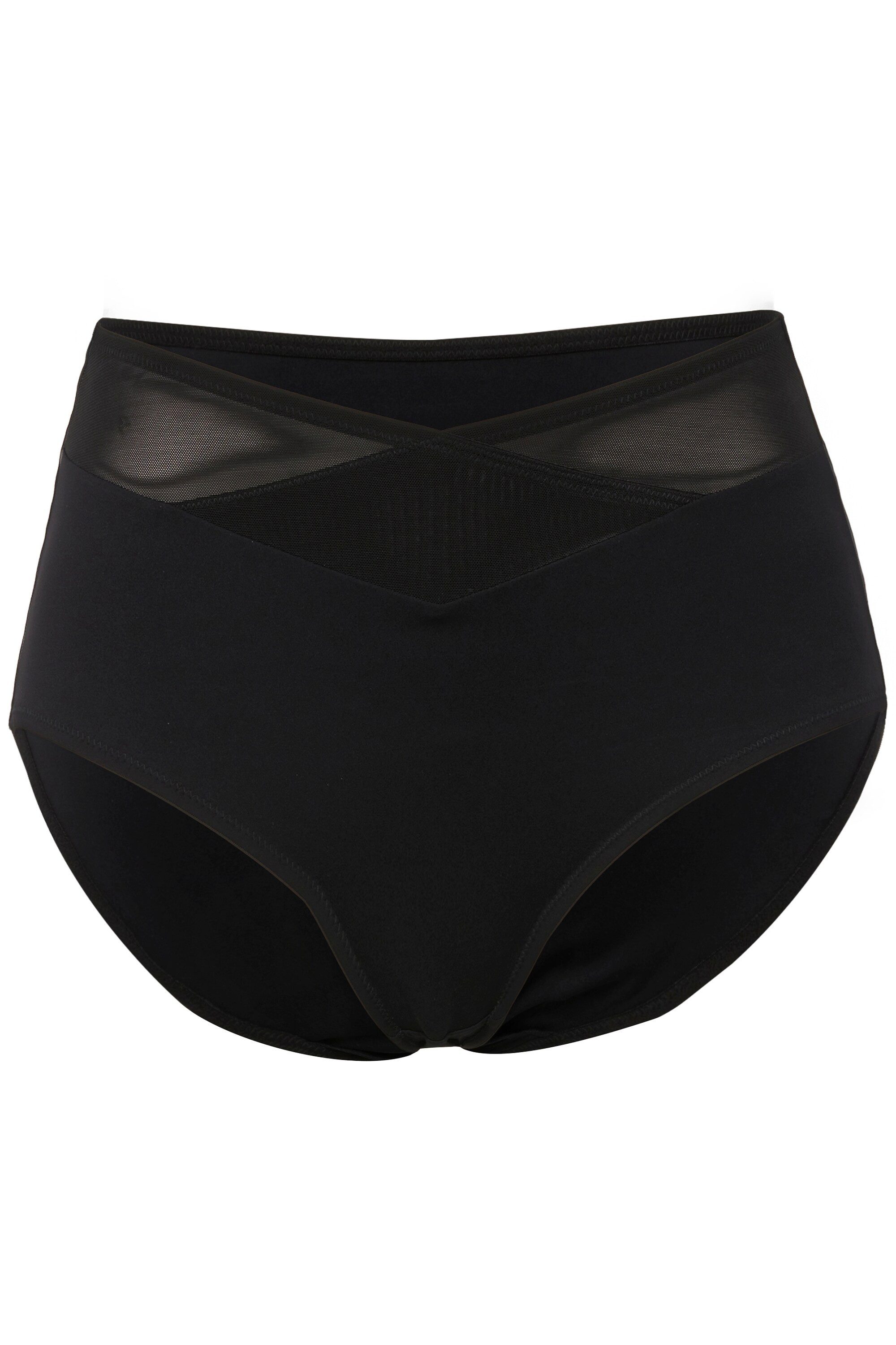 Ulla Popken Miederhose Shaping-Maxislip breiter Meshbund High Waist günstig online kaufen