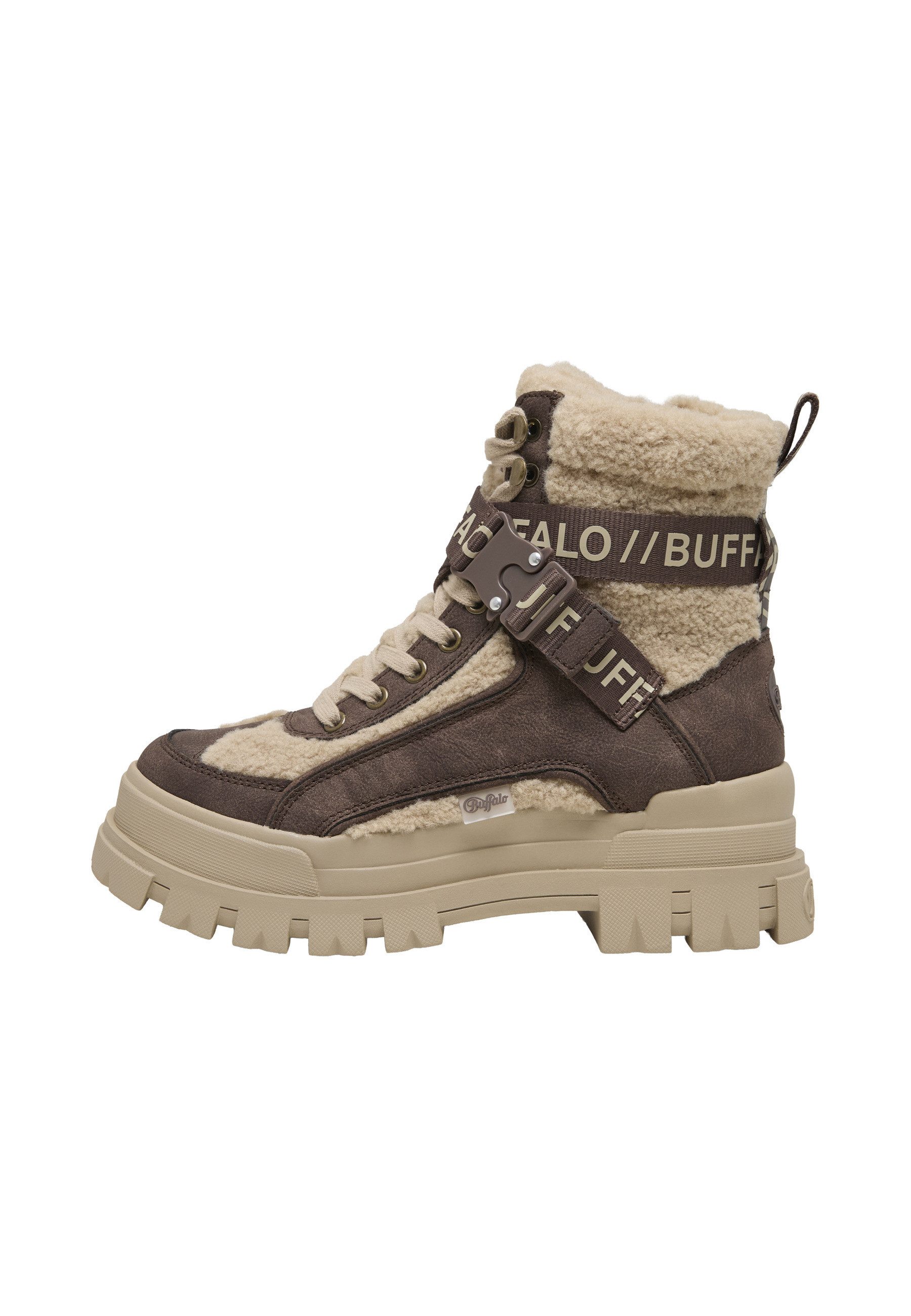 Buffalo Buffalo Aspha Com1 Warm Vegan Nappa/Fake Fur Stiefel