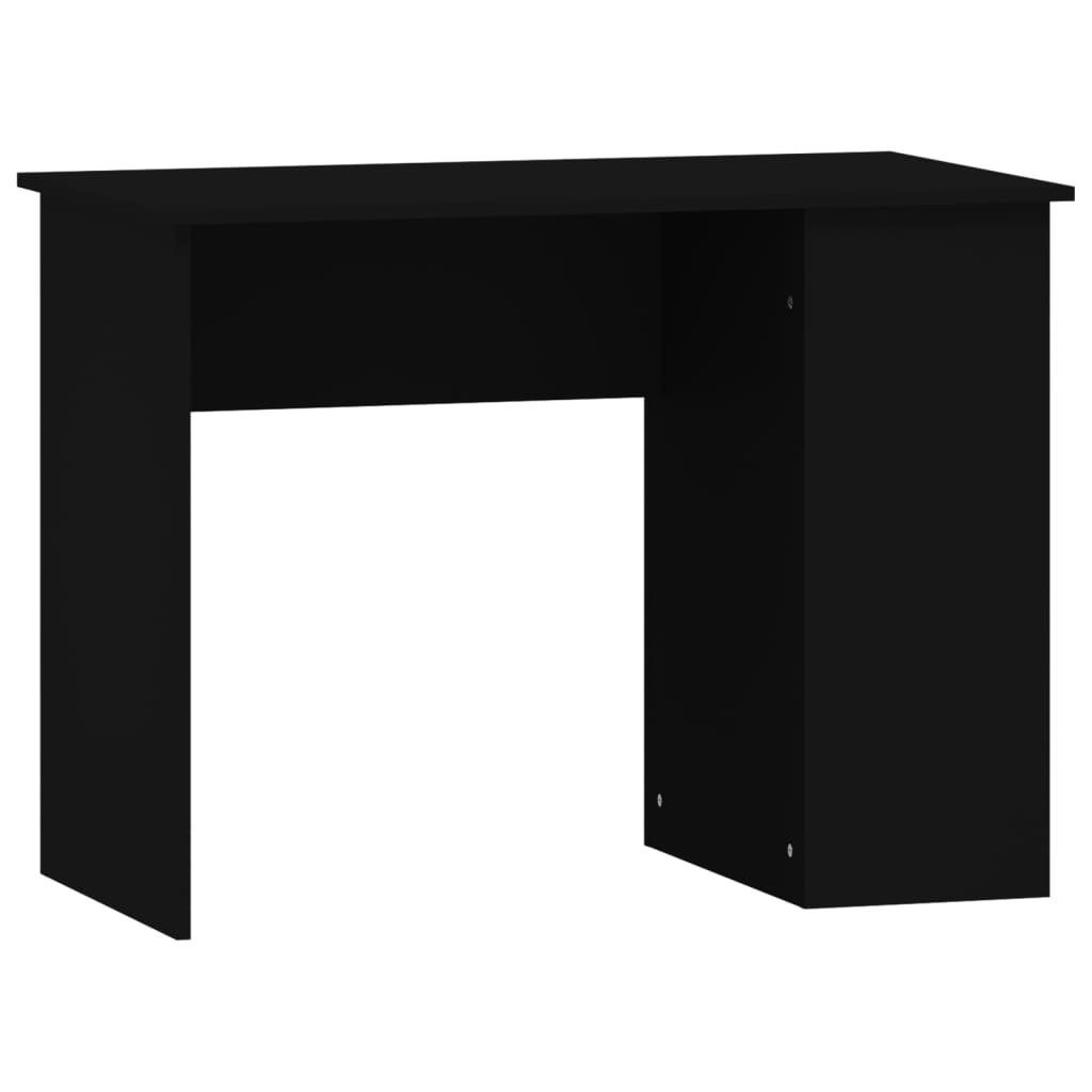 Schwarz cm Holzwerkstoff Schreibtisch 100x55x75 furnicato