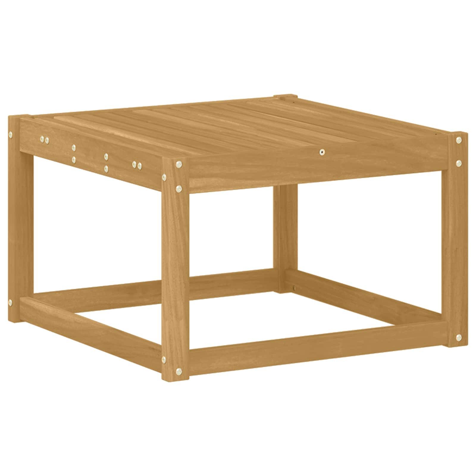 vidaXL Sofaelement Tisch für Outdoor Massivholz Weiß 59 x 59 x 37 cm (1 St)