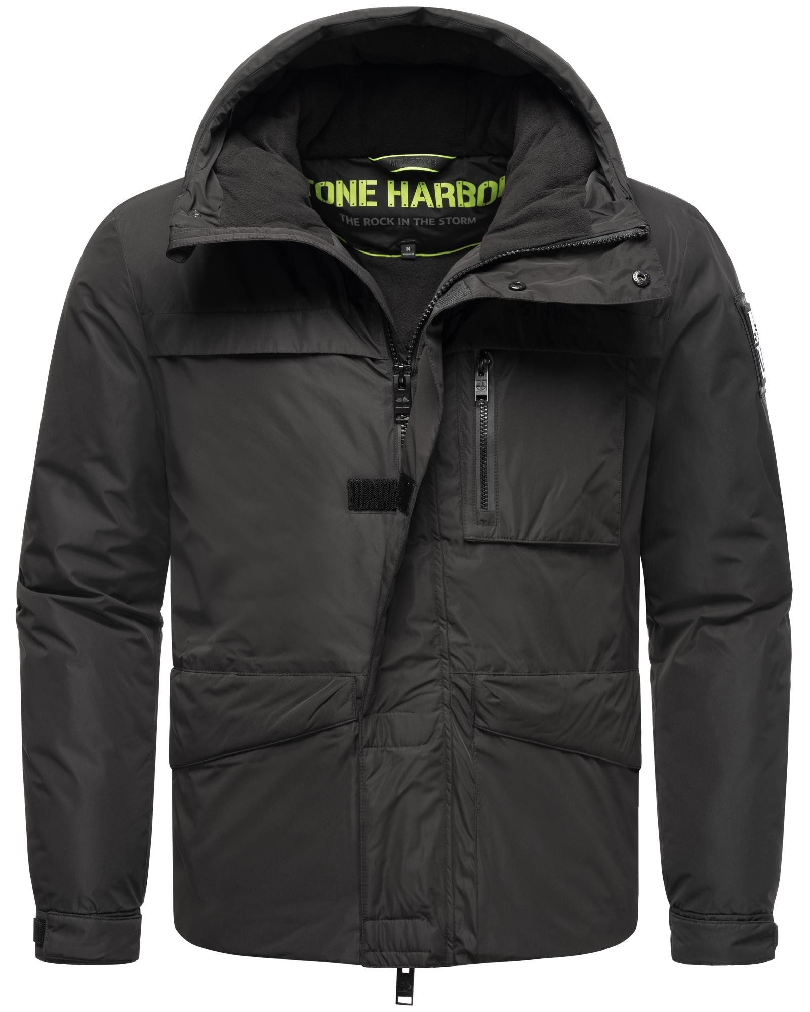 Stone Harbour Winterjacke Yorchii XX Herren Outdoorjacke mit Fleece-Innenfutter