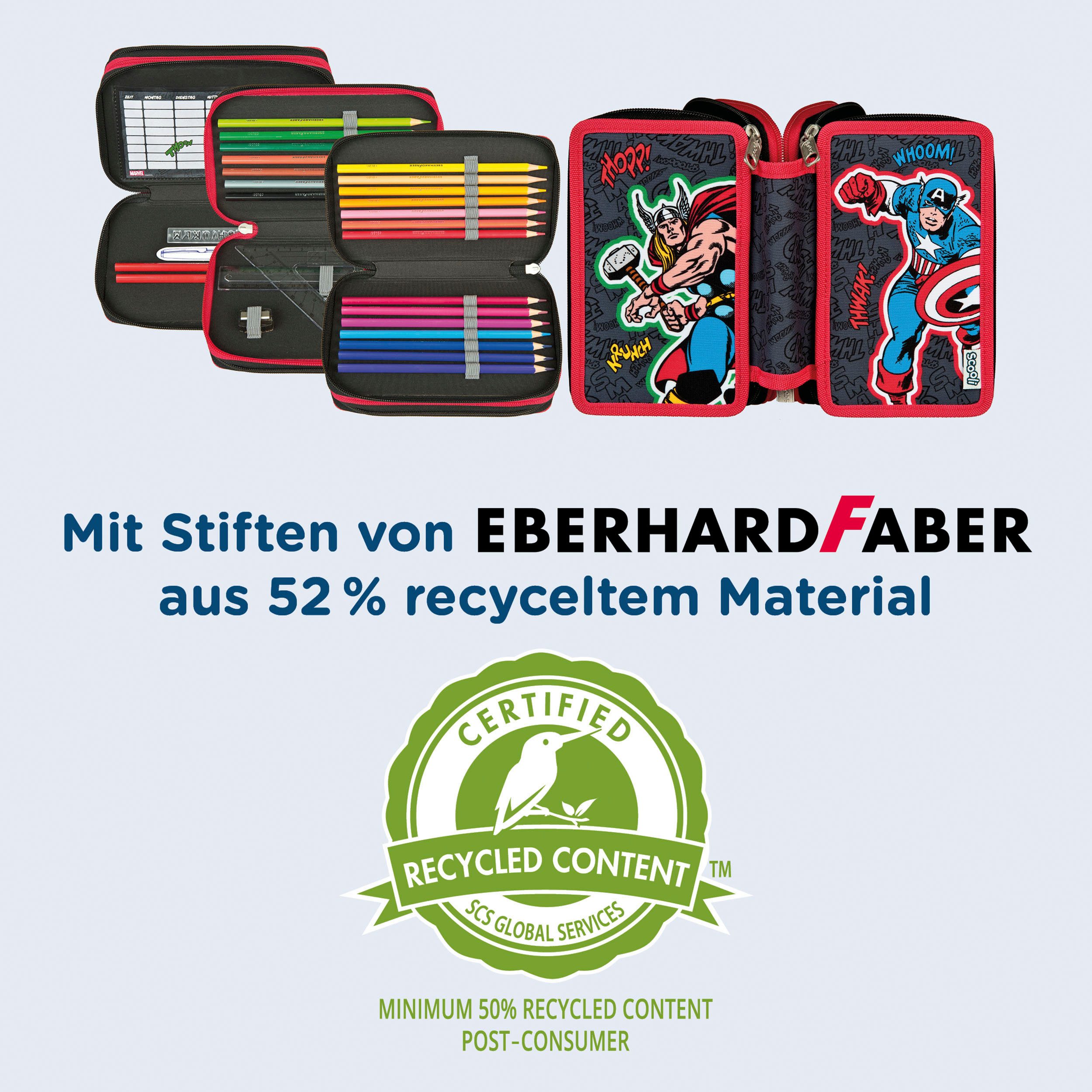 Scooli Federmäppchen Tripledecker