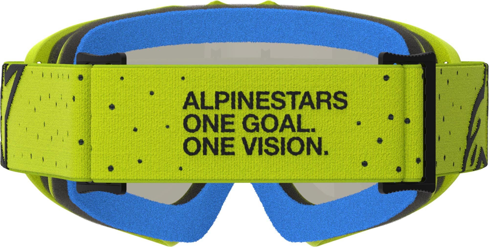 Alpinestars Motorradbrille Vision Vesta Mirror Jugend Motocross Brille, Antifog,Mit Band,Verspiegelt