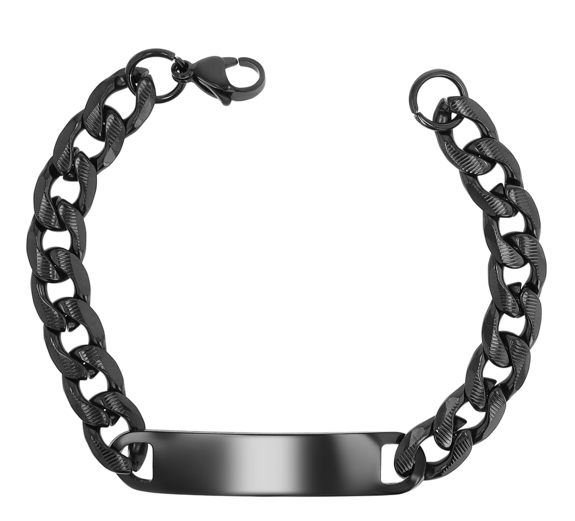 Armband Armband – Panzerarmband aus Edelstahl 21 cm