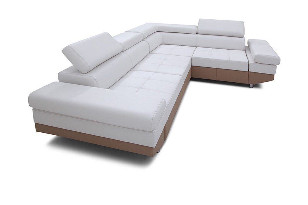Garnitur, Ecksofa in Eck Wohnlandschaft Ecksofa Moderne JVmoebel Couch Europe Made Sofa
