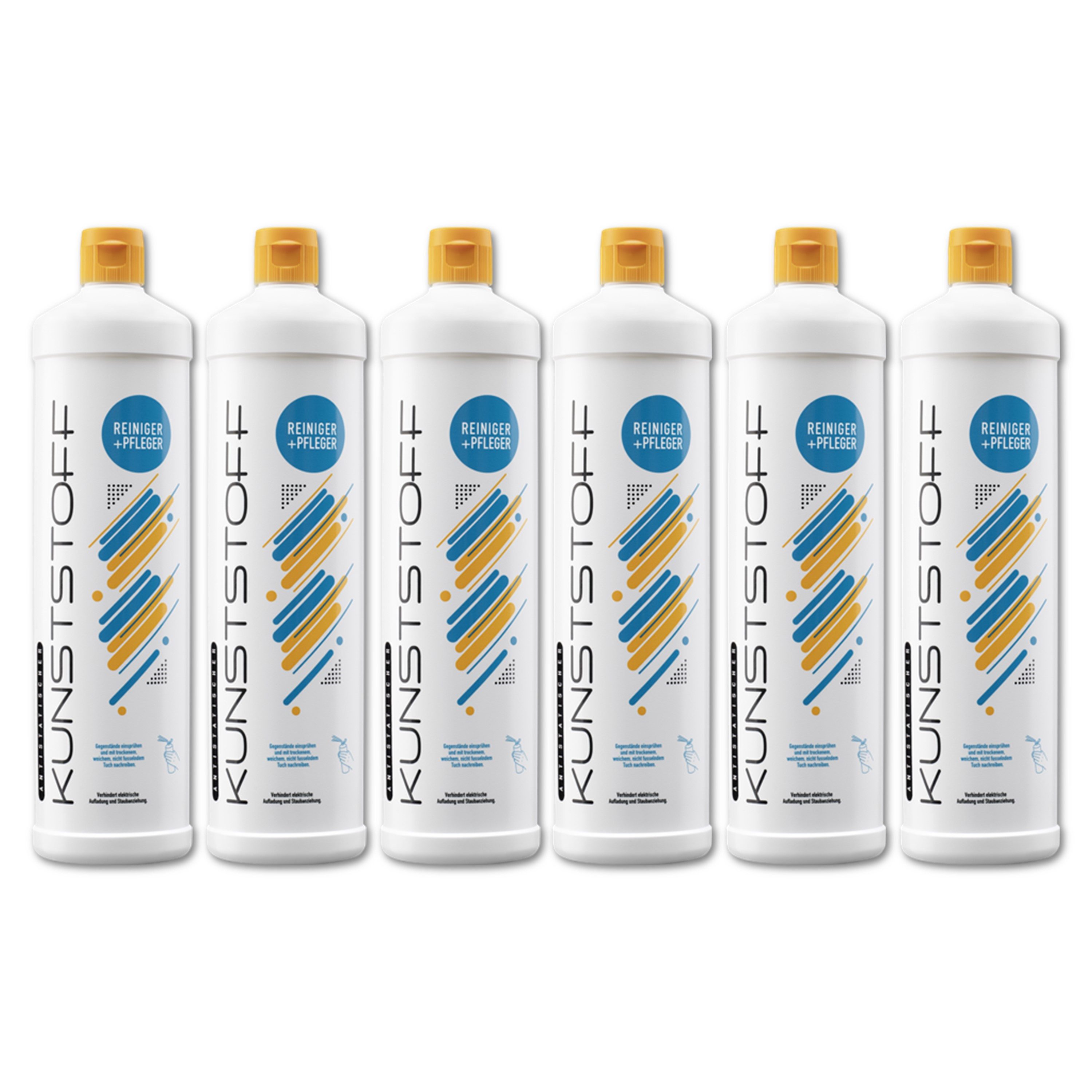 Burnus Burnus Antistatischer Kunststoff Reiniger und Pfleger 500ml AKU Kunststoffreiniger (6-St. 500ml Flasche(n) mit Sprühfunktion antistatisch, reduziert Staubanziehung, Trocknet streifenfrei)
