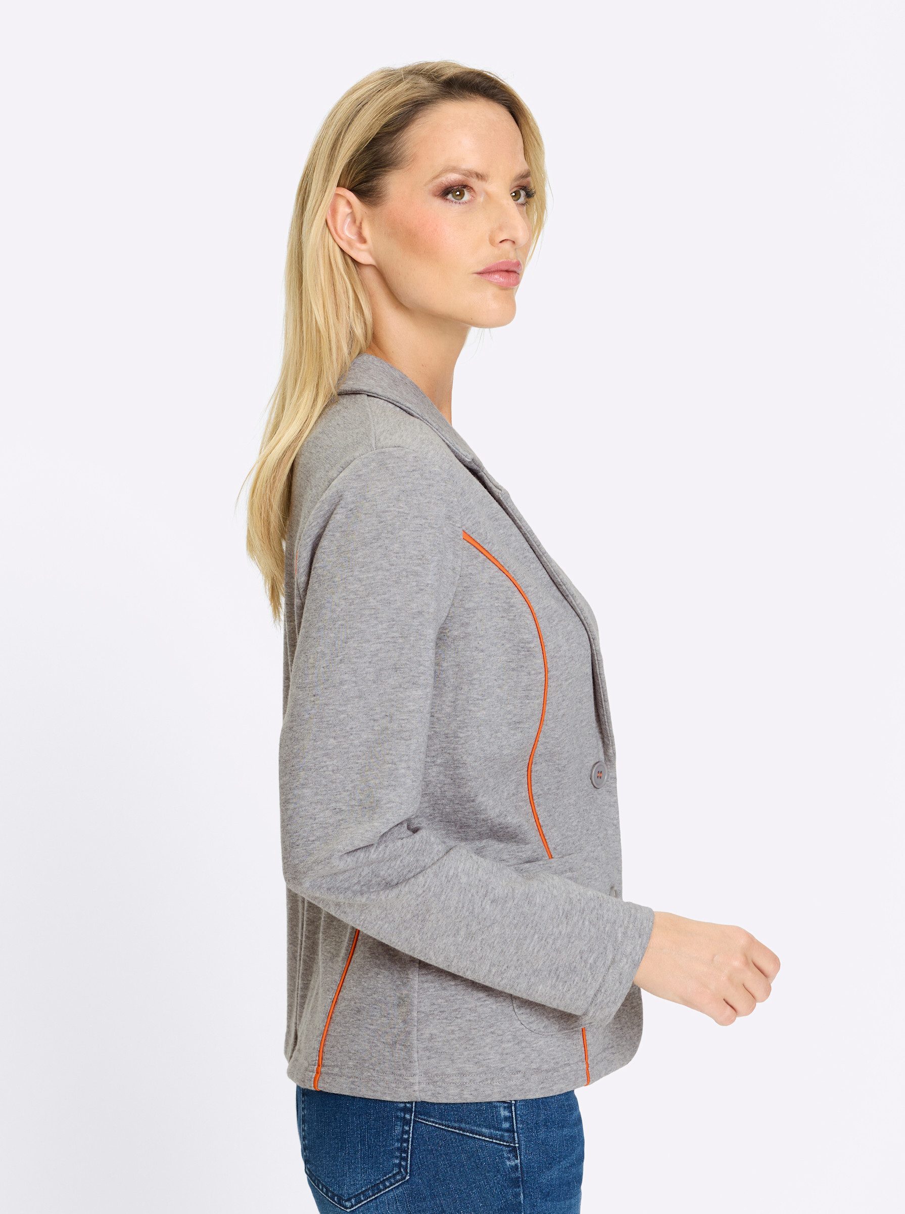 heine Blusenblazer Jersey-Blazer Langarm