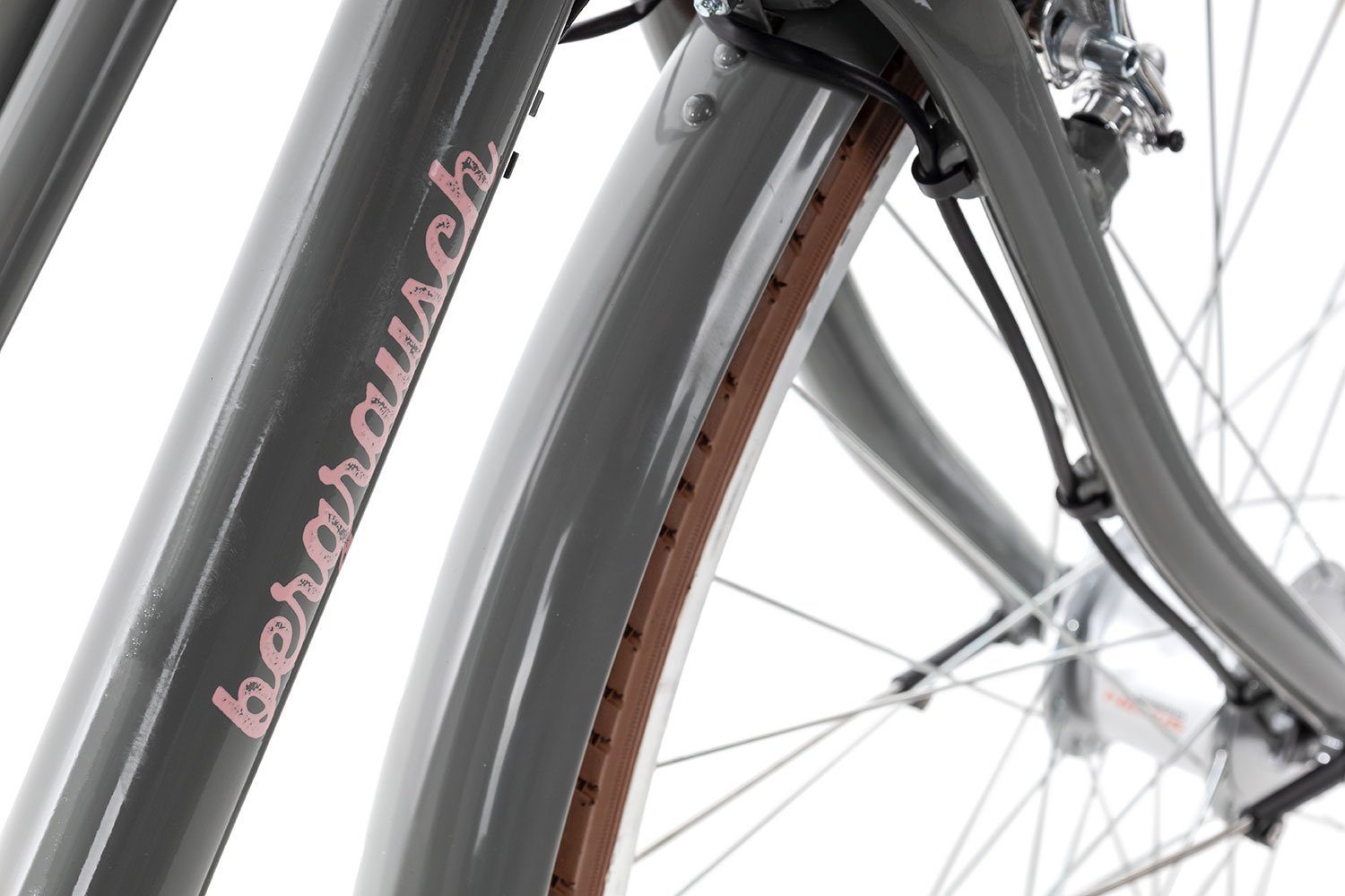 schwarz/grau Marlies Rücktritt Shimano Nexus warmgrau 7 Bergrausch 28 Cityrad Einstieg 7, Gang Damenrad Schaltwerk, tiefer 7 Citybike Zoll
