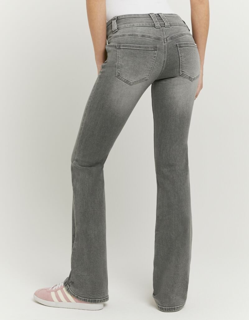 Tally Weijl Bootcut-Jeans SPADECYNTIA Baumwollmischung, Low Waist, mit dopp günstig online kaufen