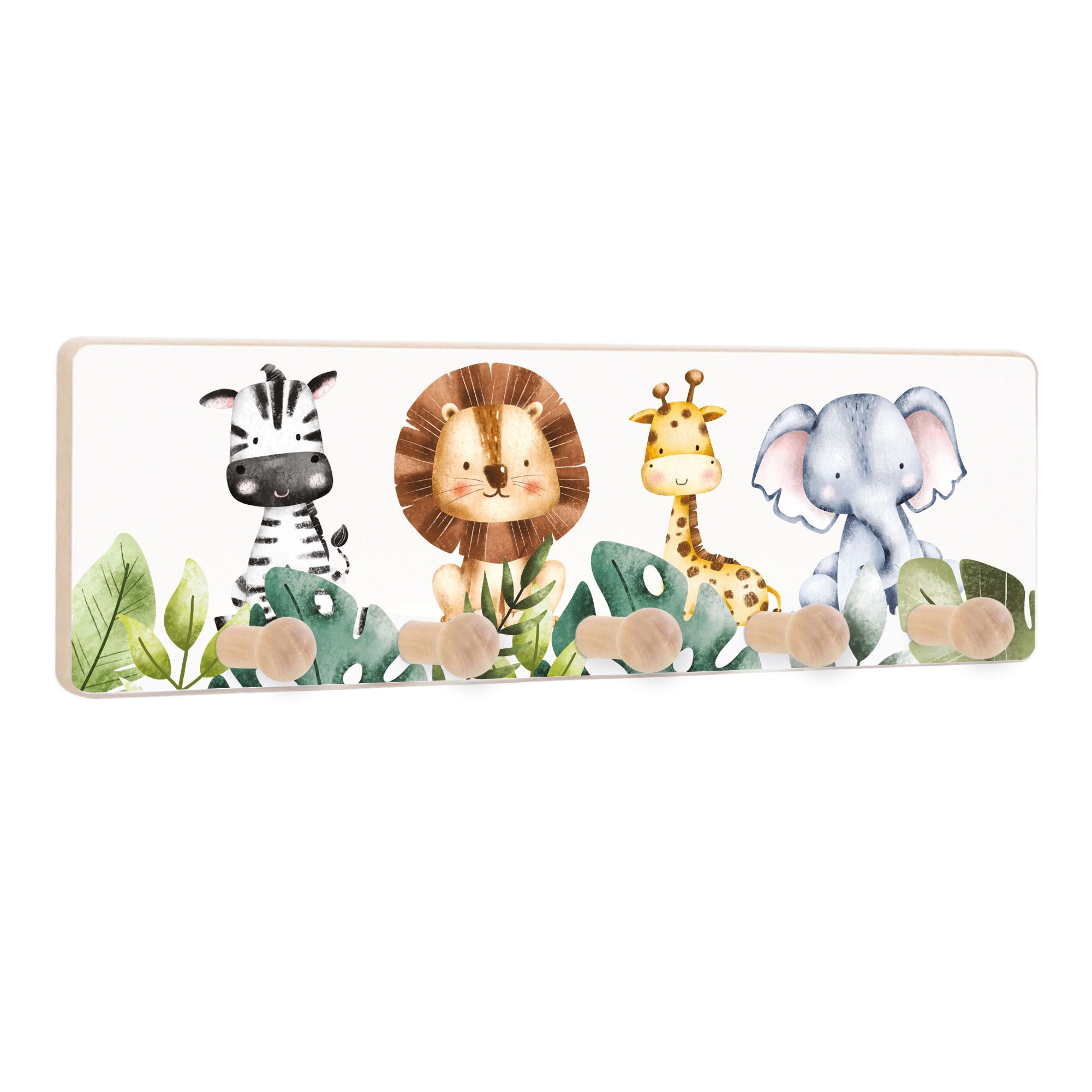 Holzura Garderobenleiste Kindergarderobe, Garderobe für Kinder günstig online kaufen