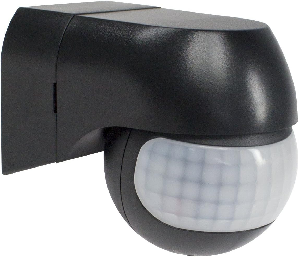 as - Schwabe Детектор руху Infrarot 180° 12m Reichweite PIR-Bewegungssensor 12m Reichweite, (1-St), Bewegung/PIR aktiviert, Wandmontage, Bewegungssensor, 12m und 180°