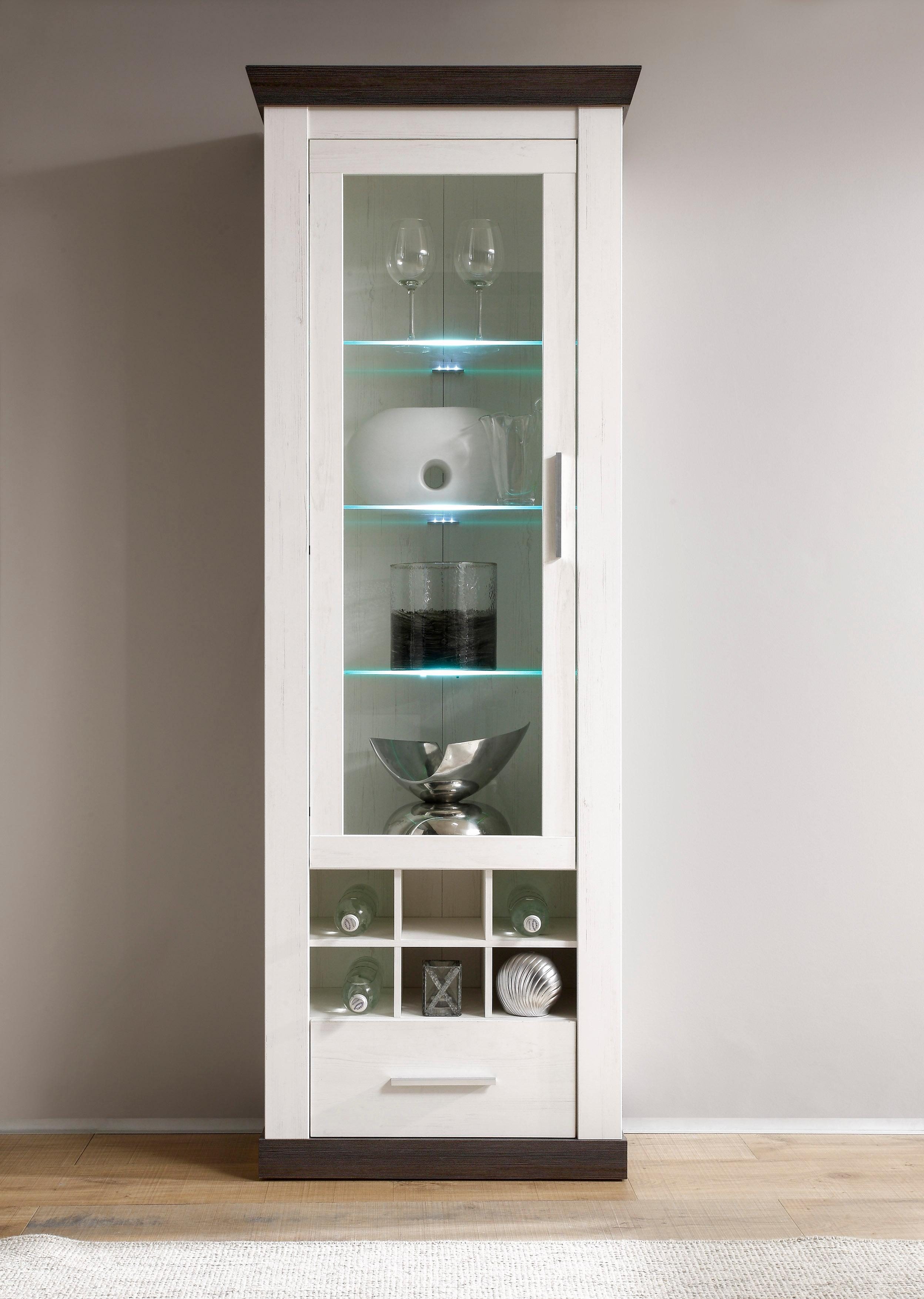 Home affaire Vitrine »Siena« Höhe 201 cm, Dekorative Rahmenoptik online  kaufen | OTTO