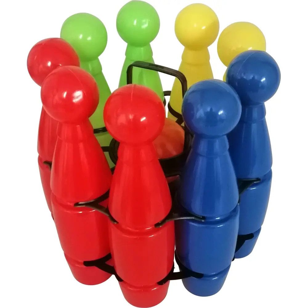 Vedes Pylonen Kegelspiel Kunststoff 9 Kegel