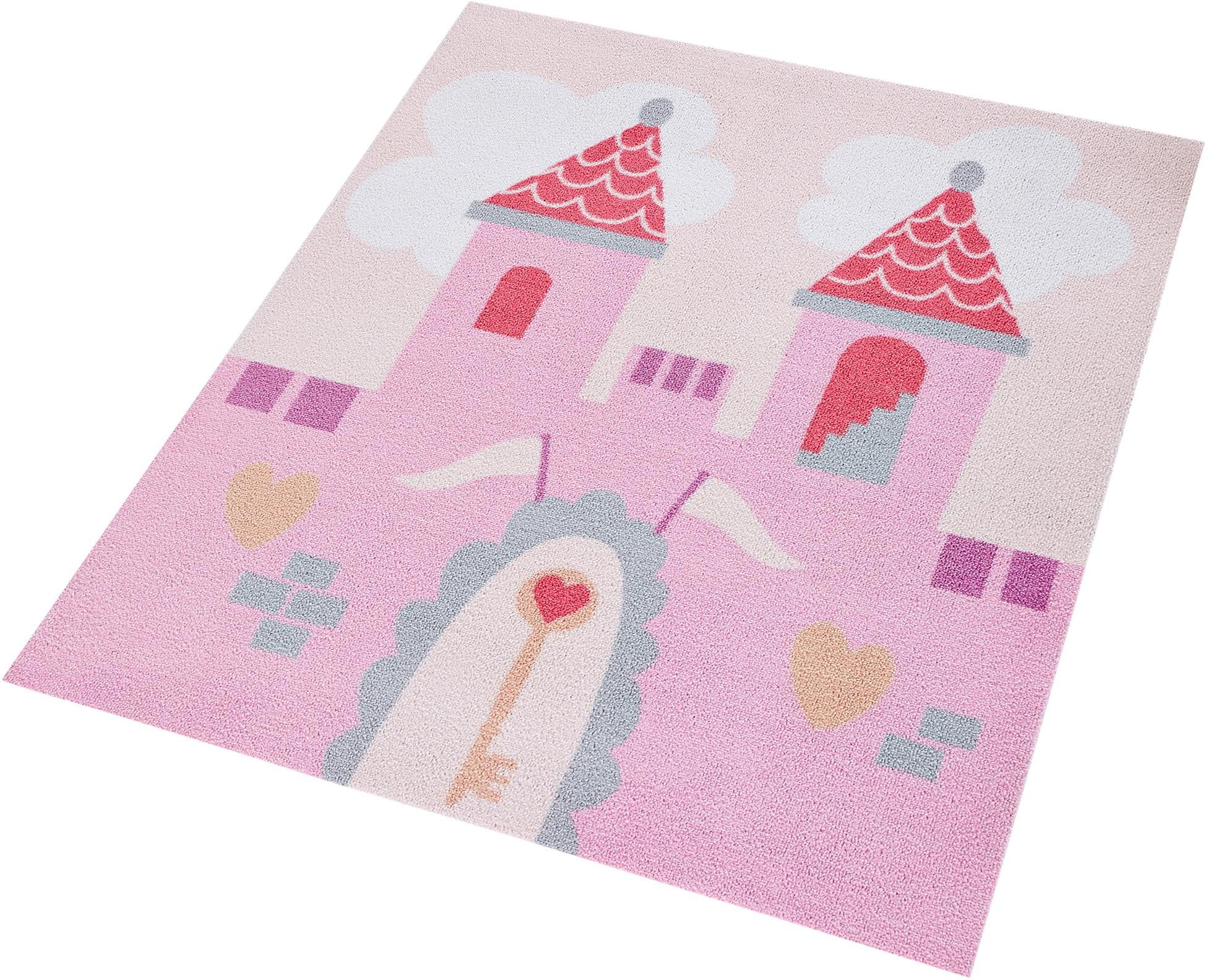 Kinderteppich »Prinzessinschloss«, , quadratisch, Höhe 7 mm Kinderteppich »Prinzessinschloss«, , quadratisch, Höhe 7 mm