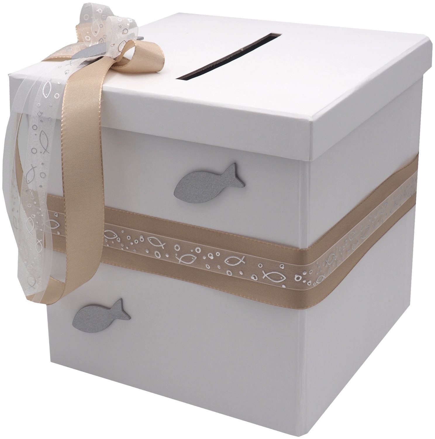 ZauberDeko Geschenkbox Briefbox Kommunion Konfirmation Kartenbox Tischdeko