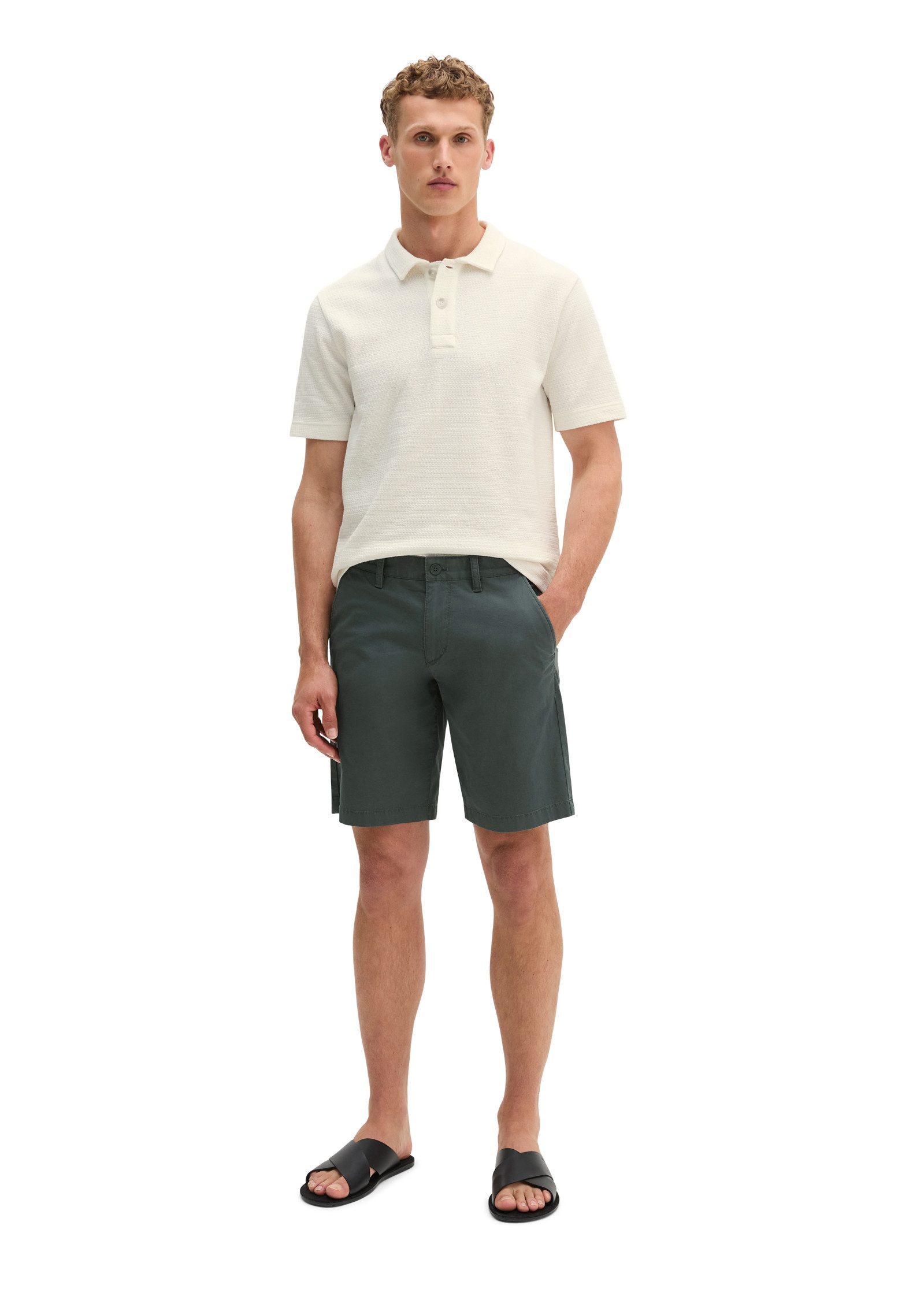 Marc O'Polo Chinoshorts Model: Reso regular aus leichtem Stretch-Twill – Bild 4 von 5