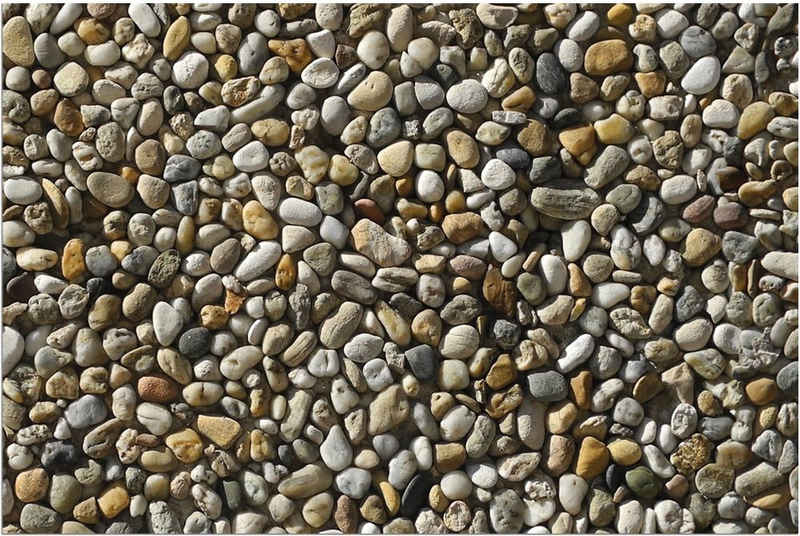 Fußmatte Türmatte Steine Natur-Optik in 40x60 cm als Fussabtreter, matches21 HOME & HOBBY, rechteckig, Höhe: 5 mm, Rutschfester Türvorleger für innen als waschbare Schmutzfangmatte