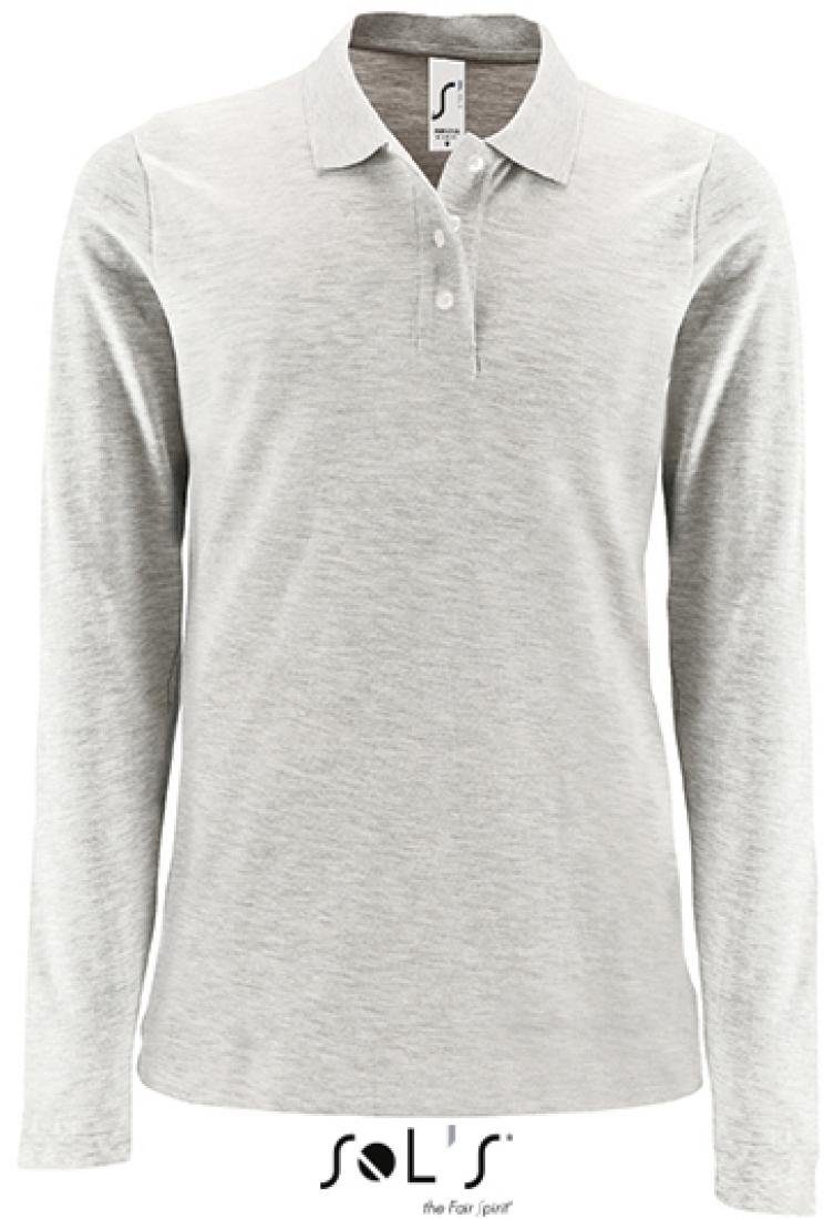 SOLS Langarm-Poloshirt Damen Long-Sleeve Piqué Polo günstig online kaufen