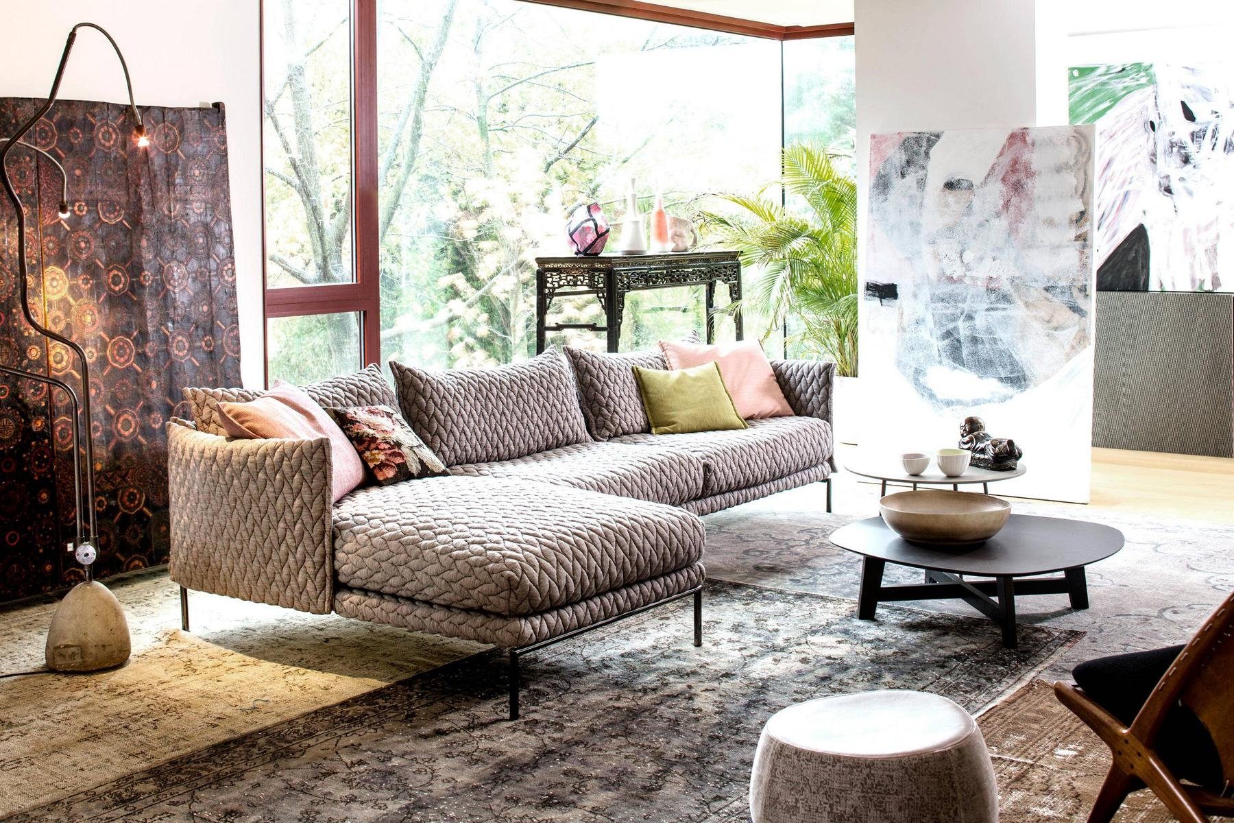 Design Modern, Ecksofa Europe Couch Garnitur Wohnlandschaft L-Form JVmoebel in Made Ecksofa