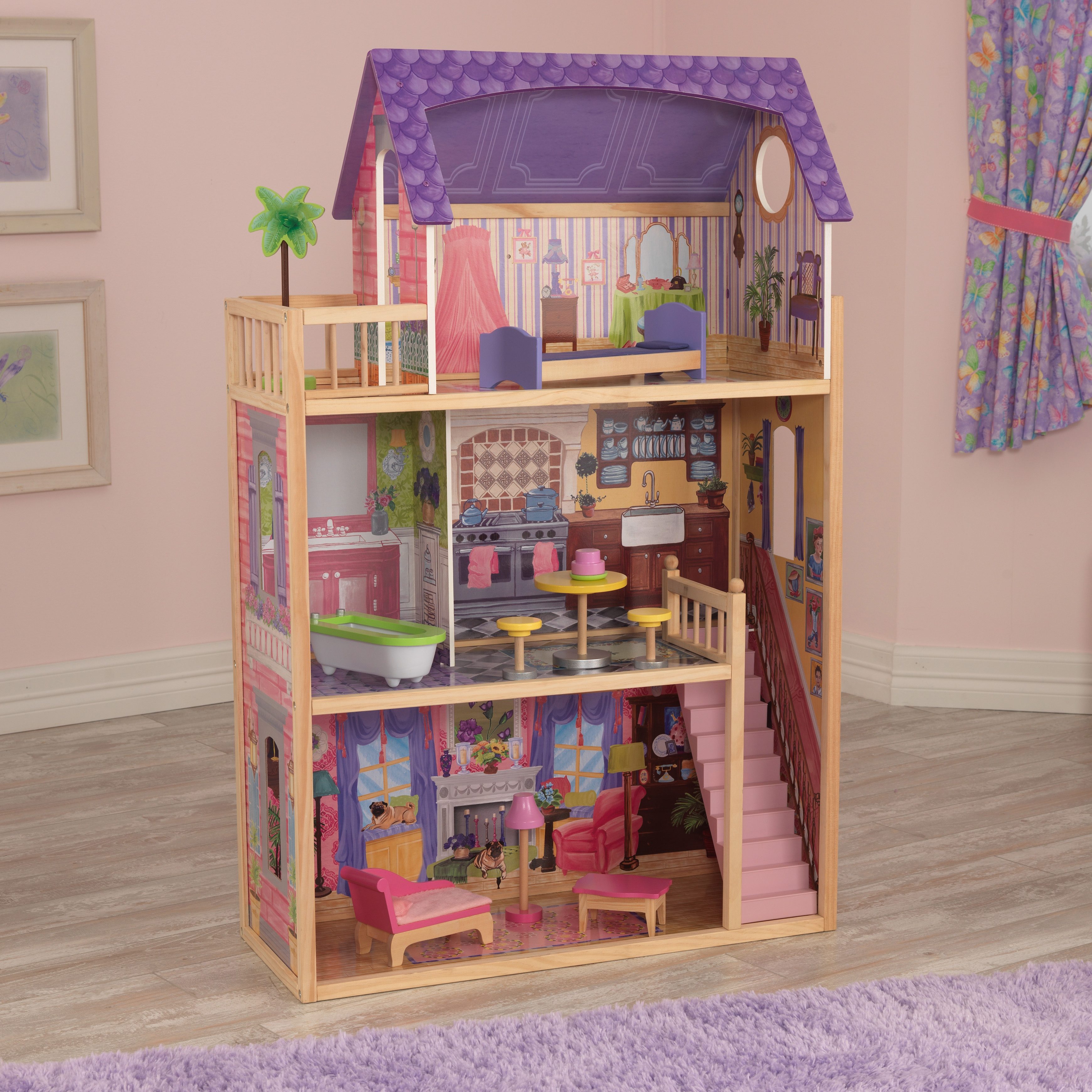 KidKraft® Puppenhaus inkl. Möbel, »Kayla« kaufen OTTO