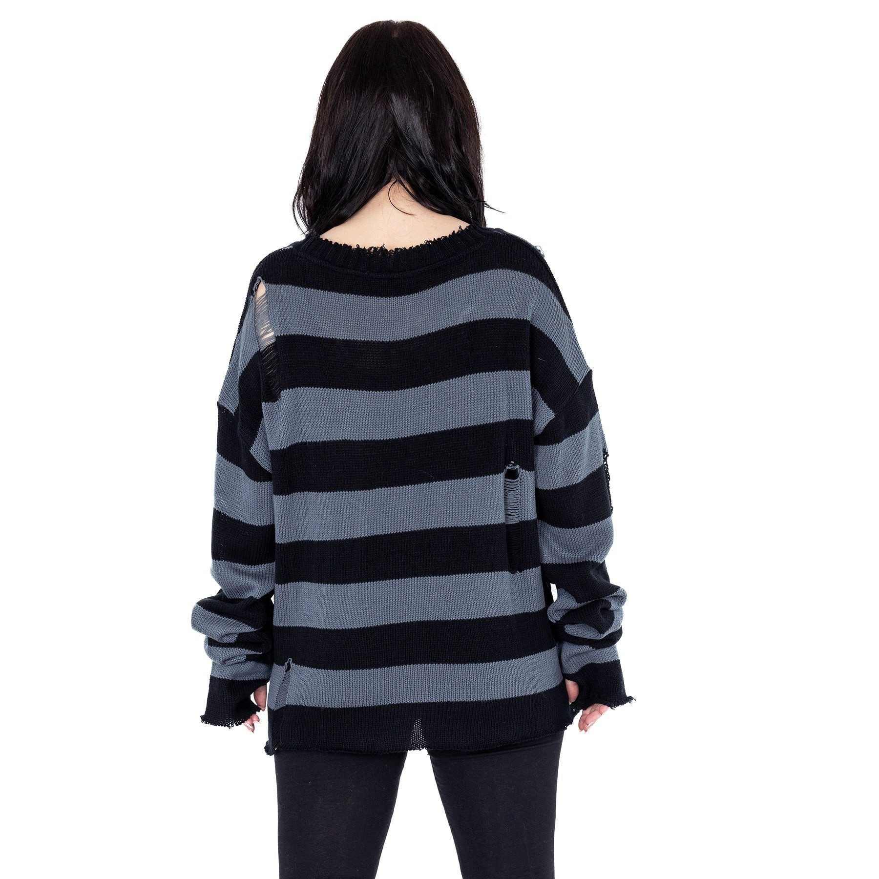 Heartless Strickpullover Your Worst Nightmare Schwarz-Grau günstig online kaufen