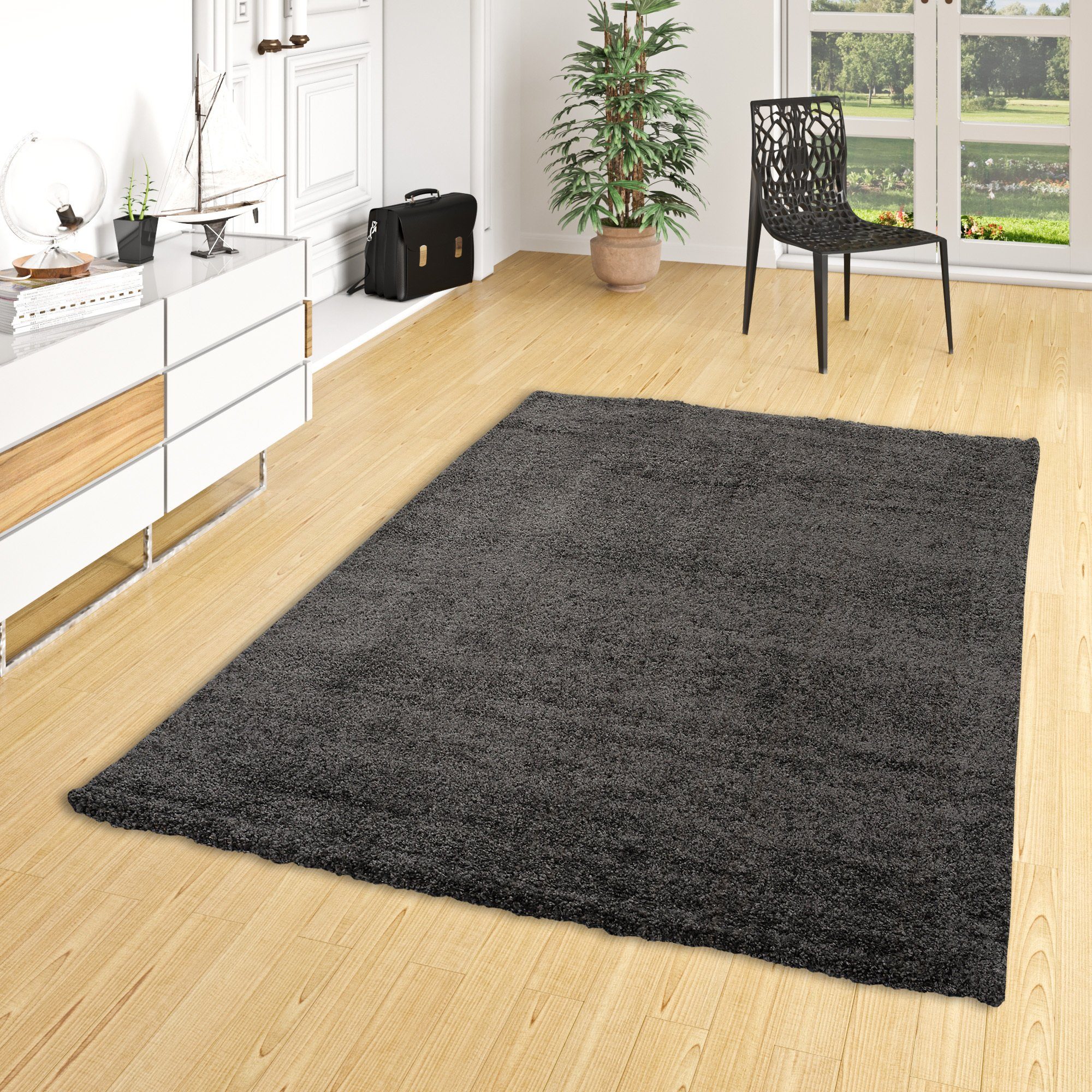 Pergamon Hochflor-Teppich Hochflor Langflor Teppich Aloha, Rechteckig, Höhe günstig online kaufen