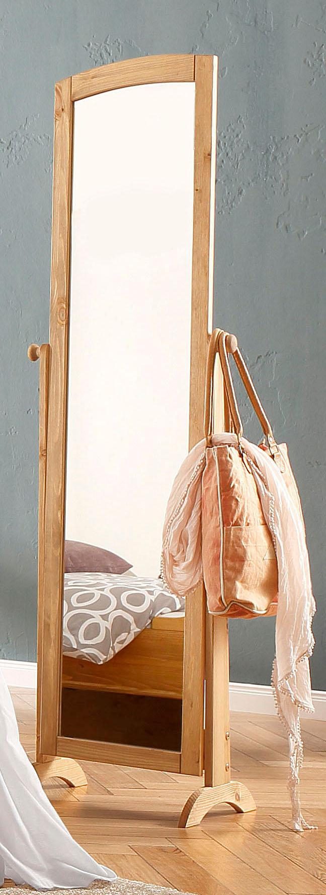Standspiegel MELODY mit Dekorationsartikeln