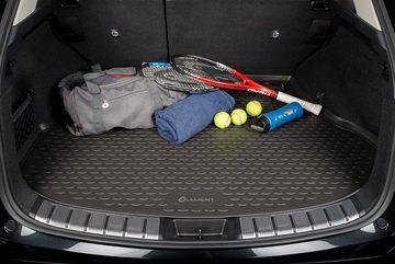LEMENT Kofferraummatte Passform Kofferraummatte für VW eGolf, 2014->,untere Ladebodenstellung, für VW eGolf PKW, Passgenaue